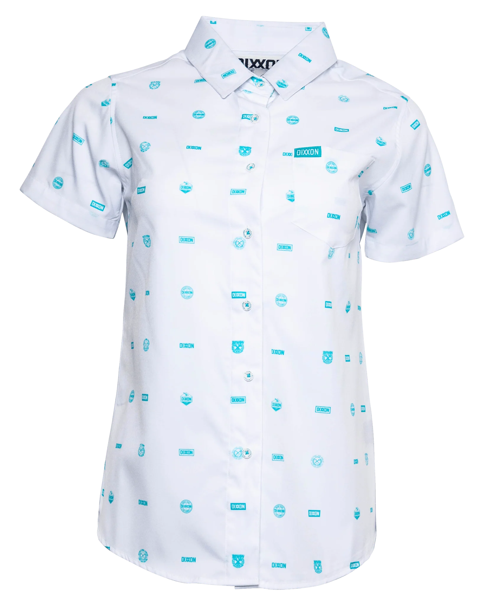 Women's Executive Party Shirt - White & Tiffany - Image 2