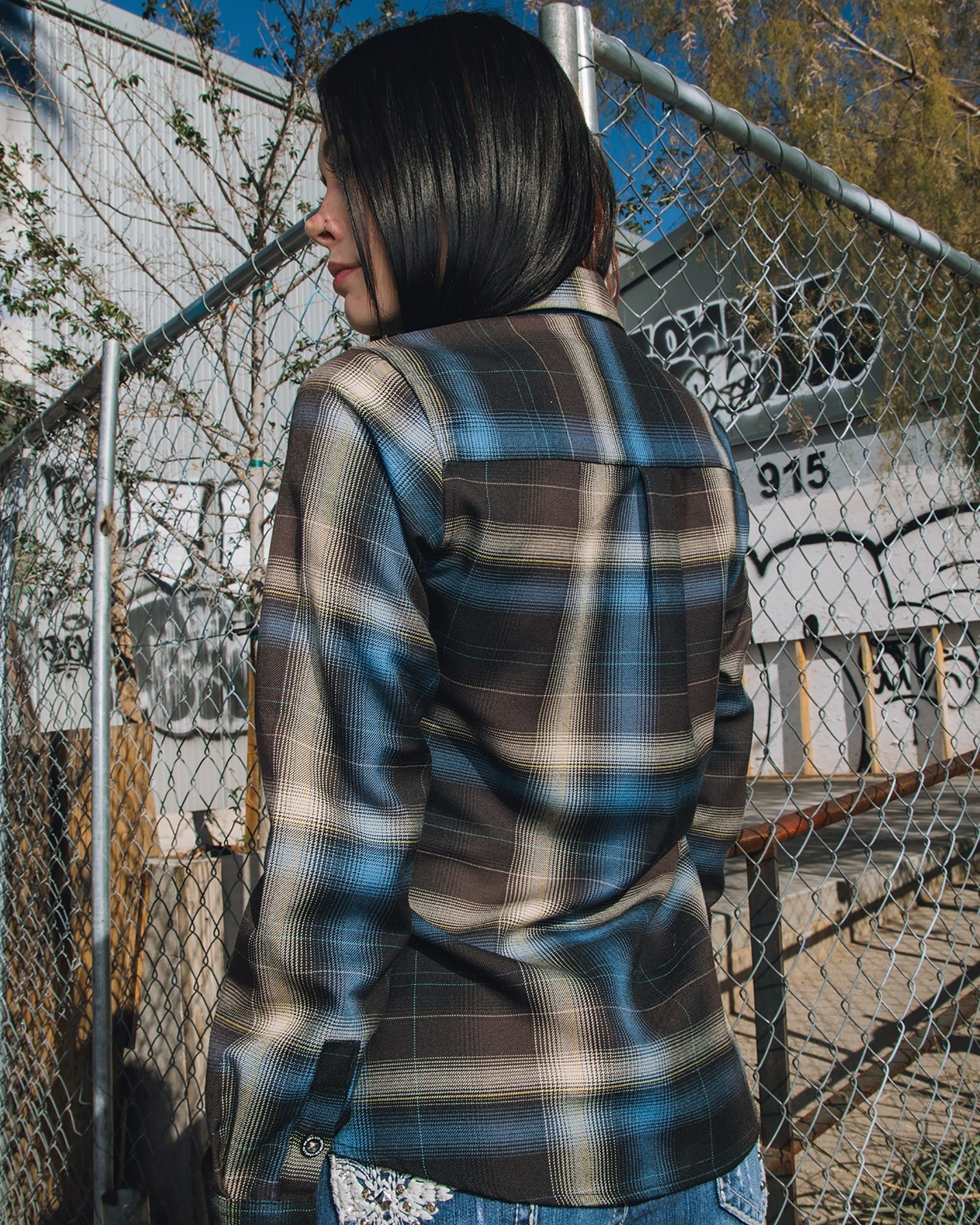Women's Fit for an Autopsy Flannel - Image 3
