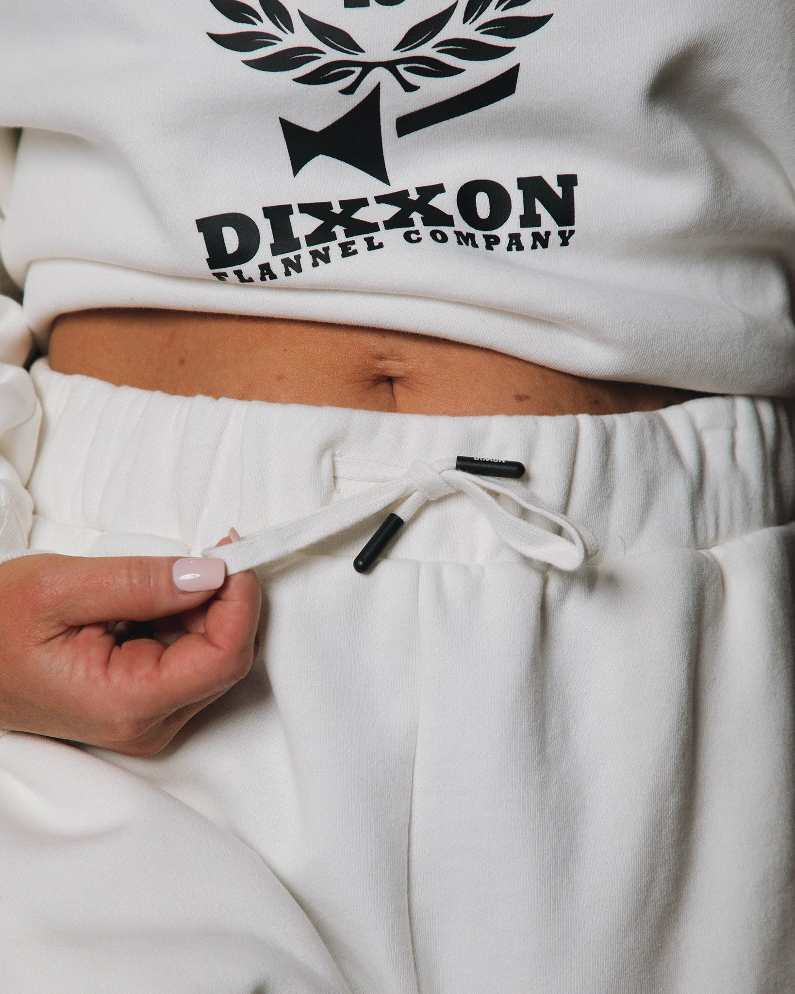 Women's Gent Sweatpants - White - Image 2