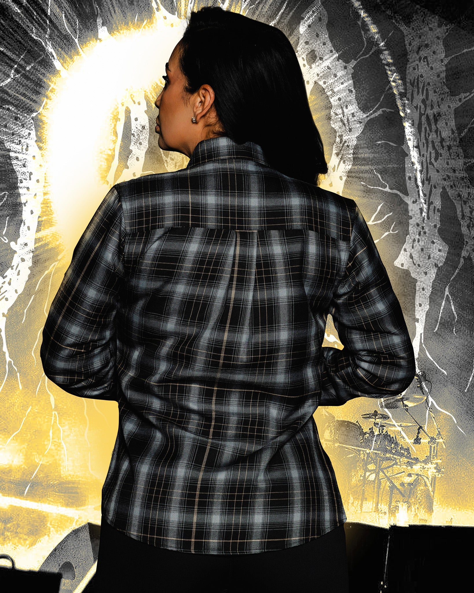 Women's Gojira Flannel - Image 3