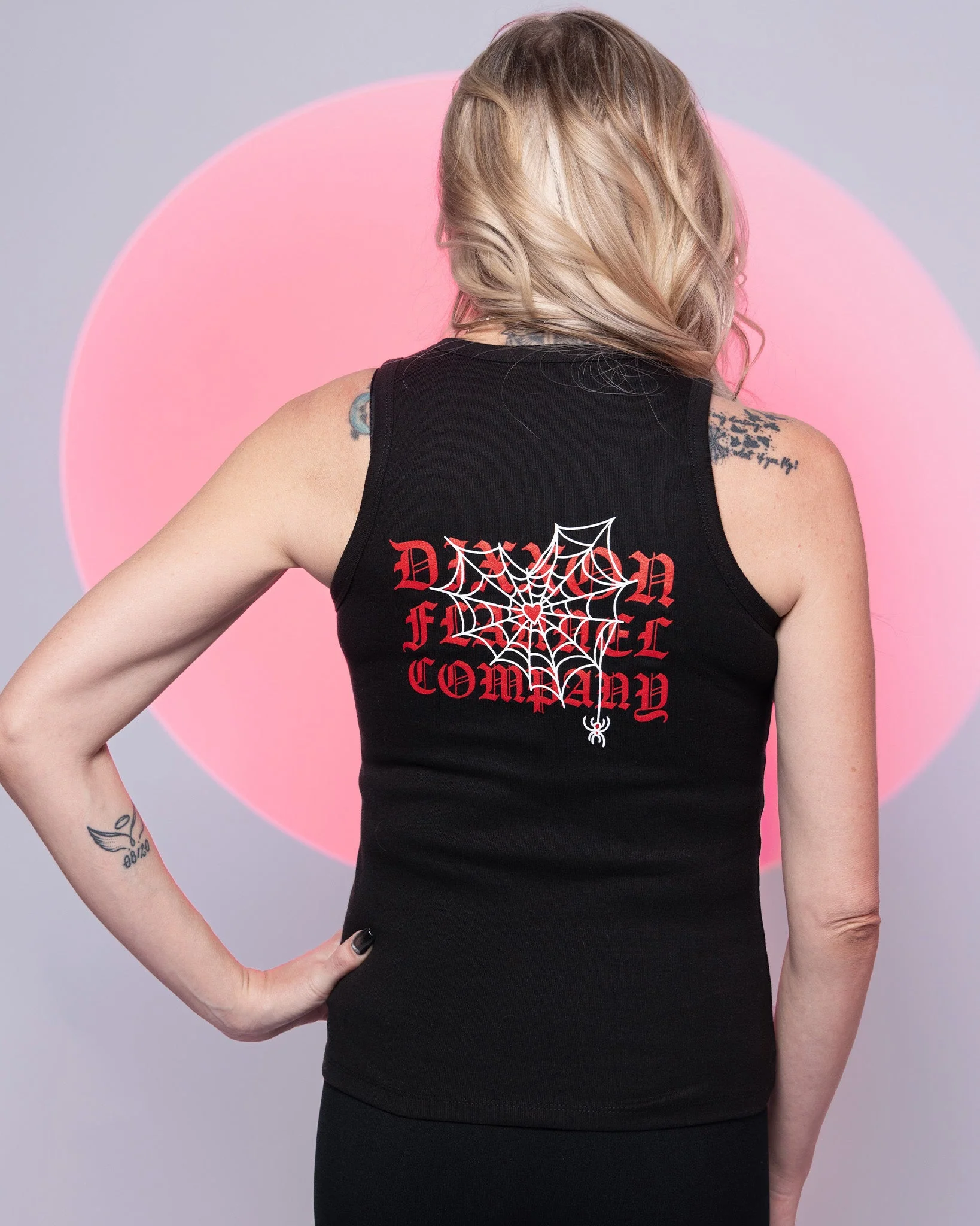 Women's Gwen Fitted Tank - Black - Image 3