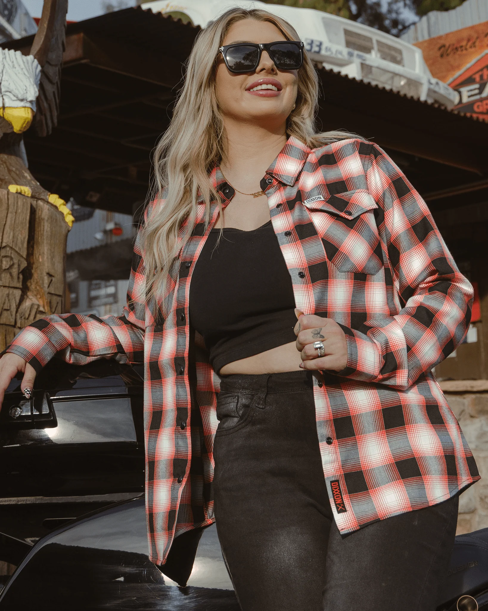 Women's Hideaway's Roadhouse Flannel - Image 6