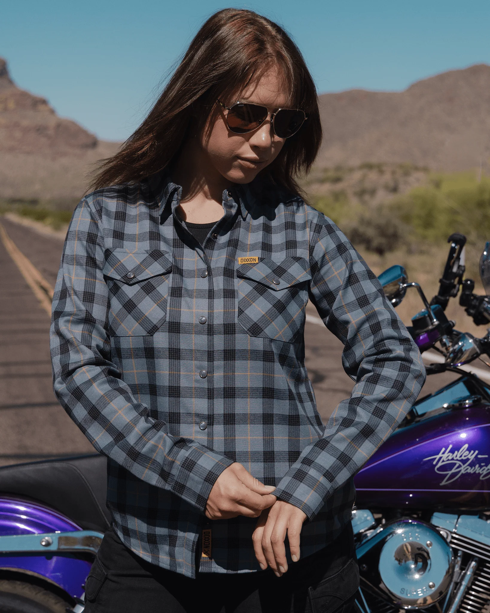 Women's Highway Ribbons Flannel - Image 5