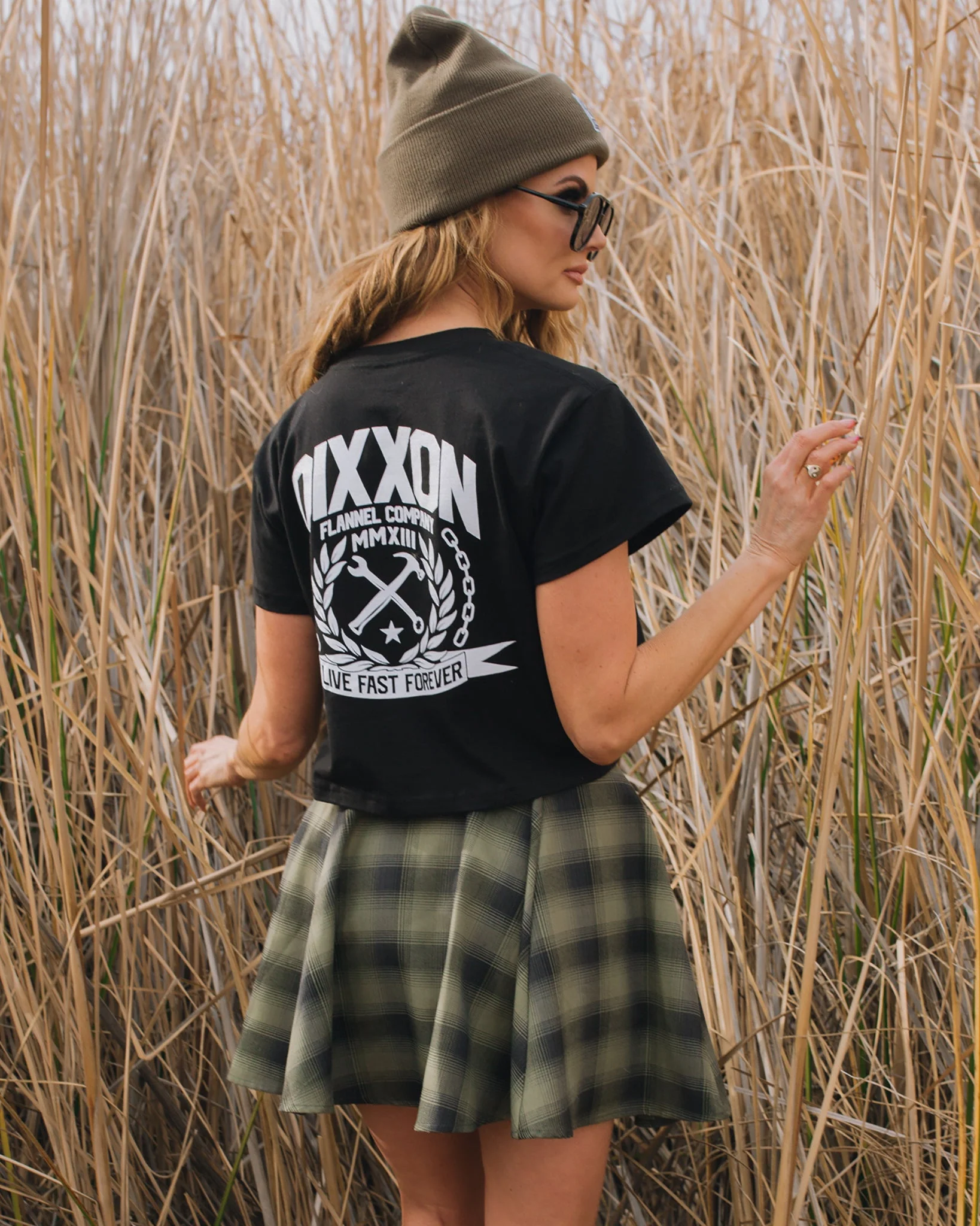 Women's Huntress Flannel Circle Skirt - Image 3