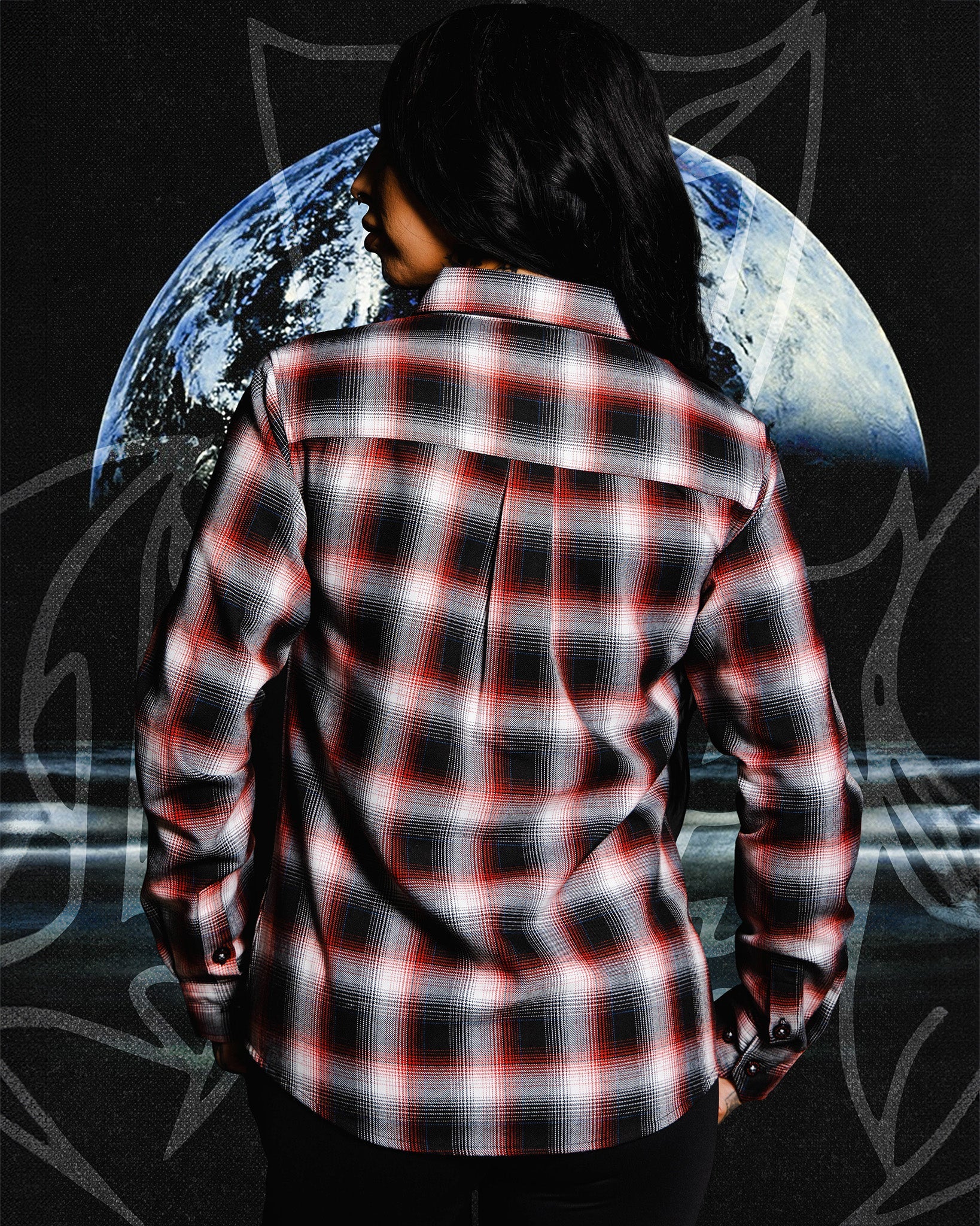 Women's In Flames Lunar Strain Flannel - Image 3