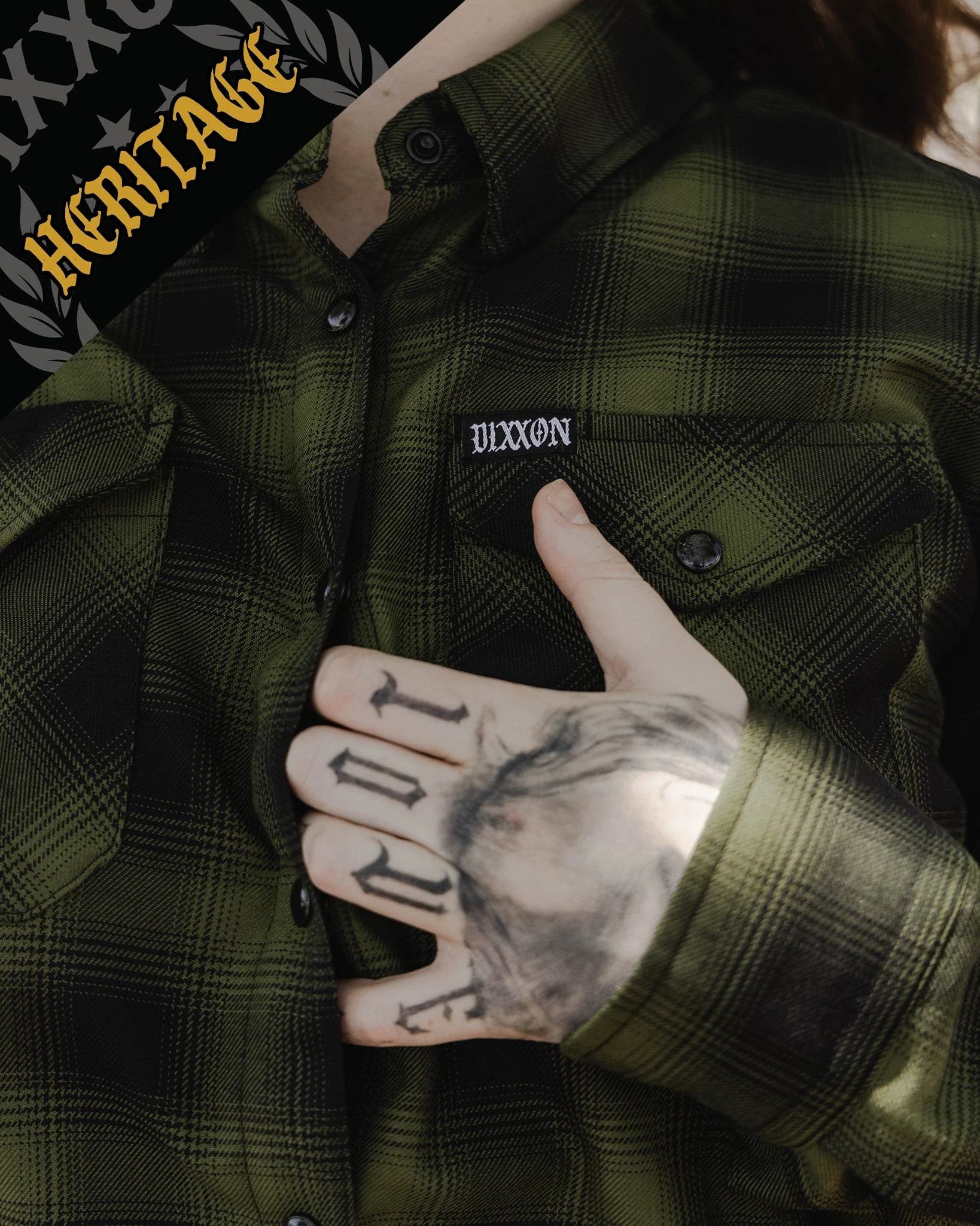 Women's Lone Wolf Heritage Flannel - Image 3