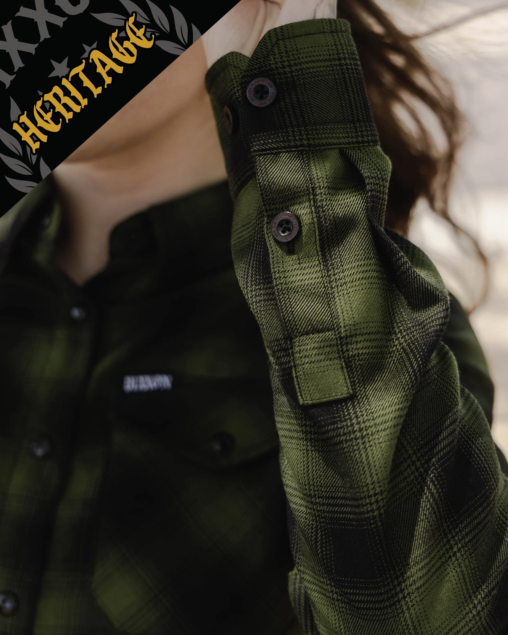 Women's Lone Wolf Heritage Flannel - Image 4