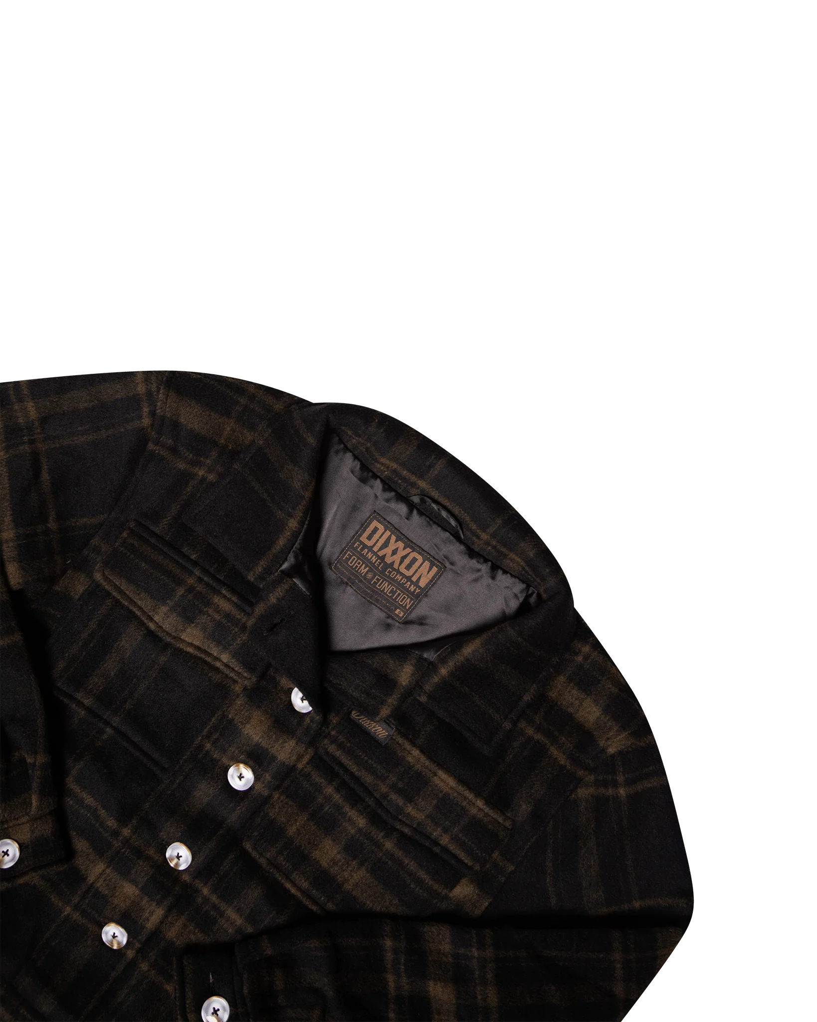 Women's Long Shacket - Brown & Black - Image 6