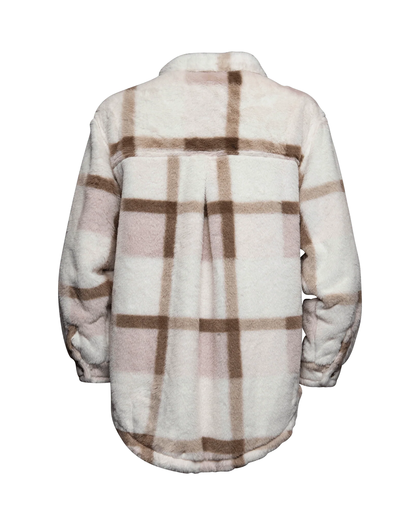 Women's Long Shacket - Dusty Rose - Image 3