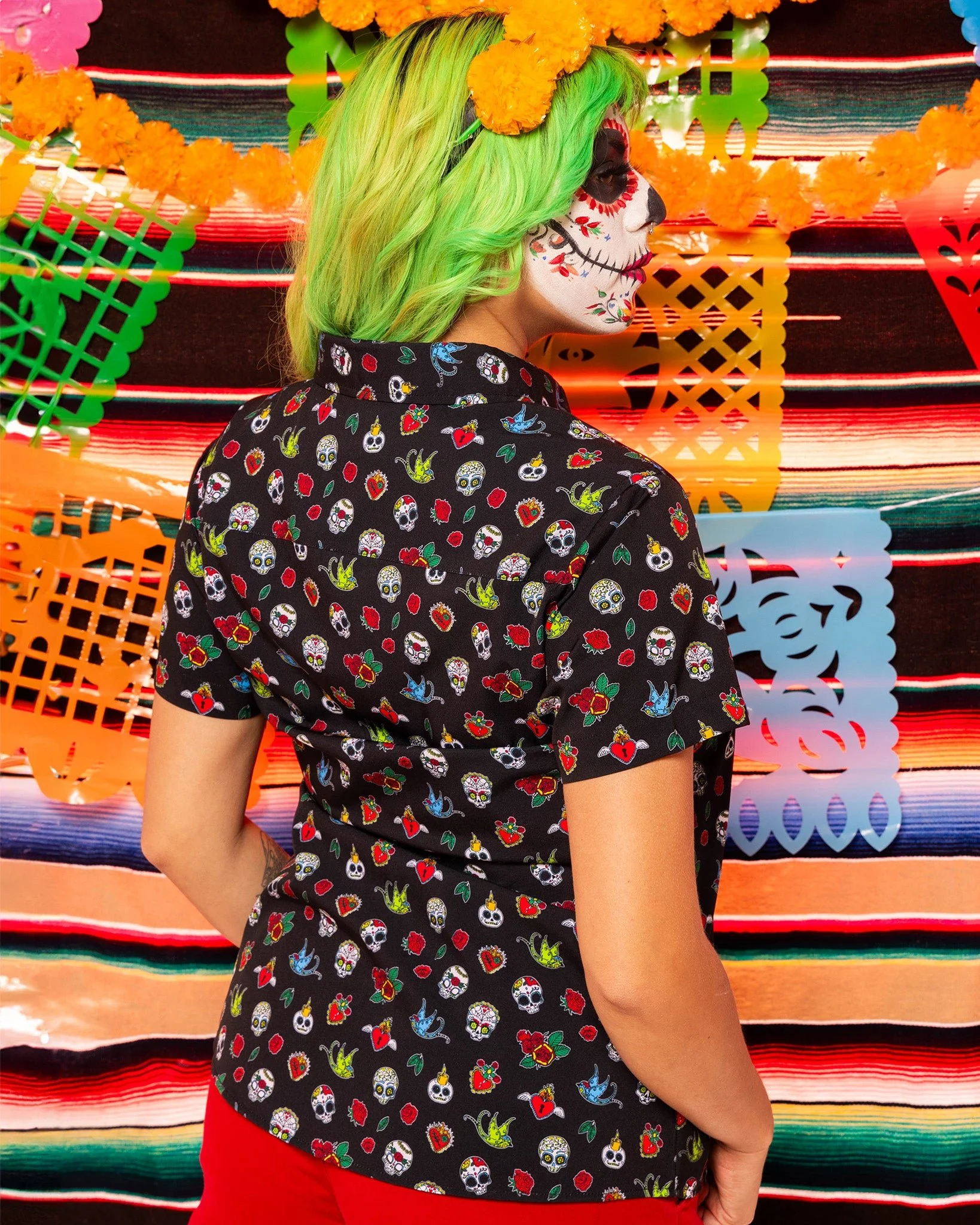 Women's Los Muertos Party Shirt - Image 3