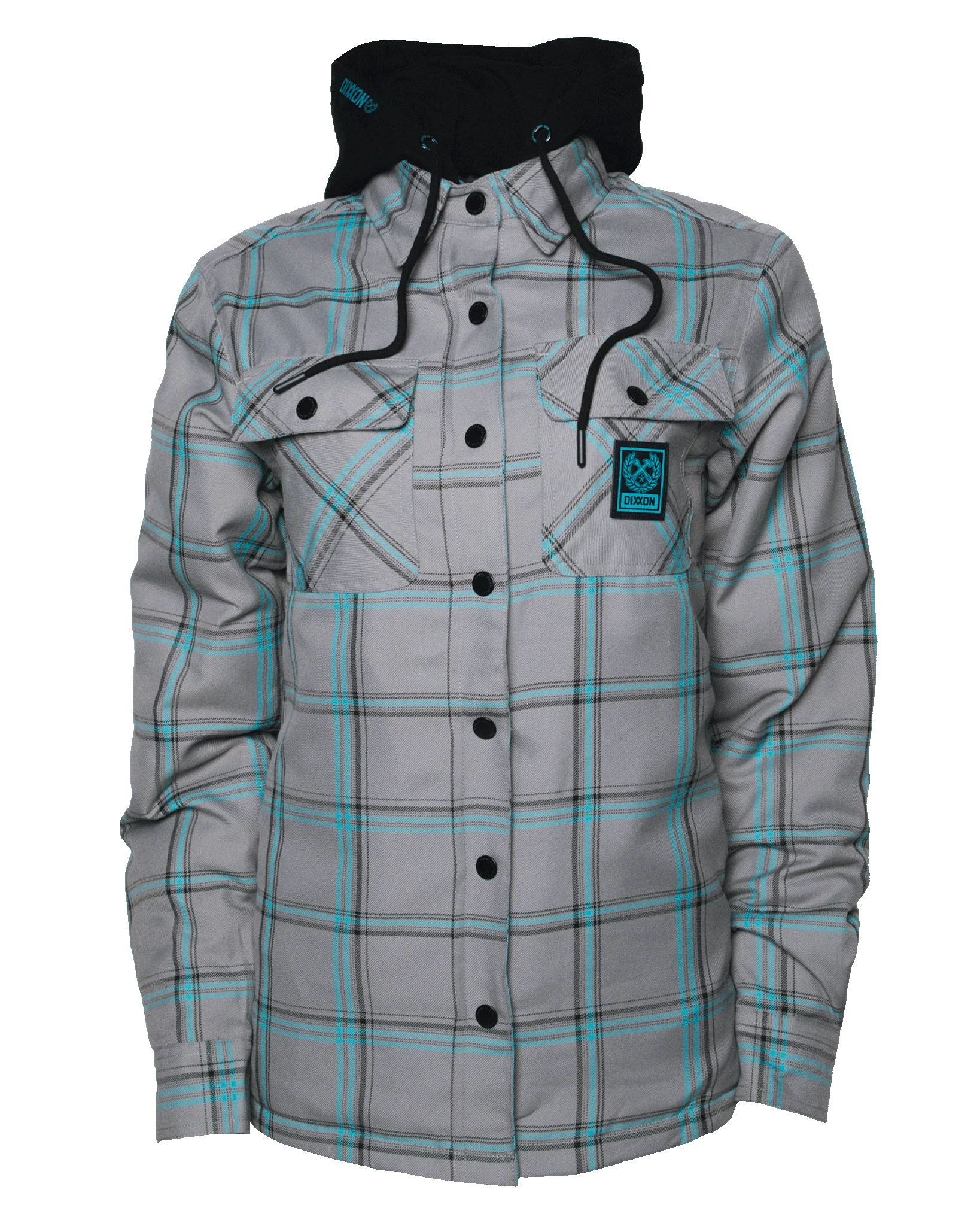 Women's Midtown Hooded Flannel Jacket - Image 2