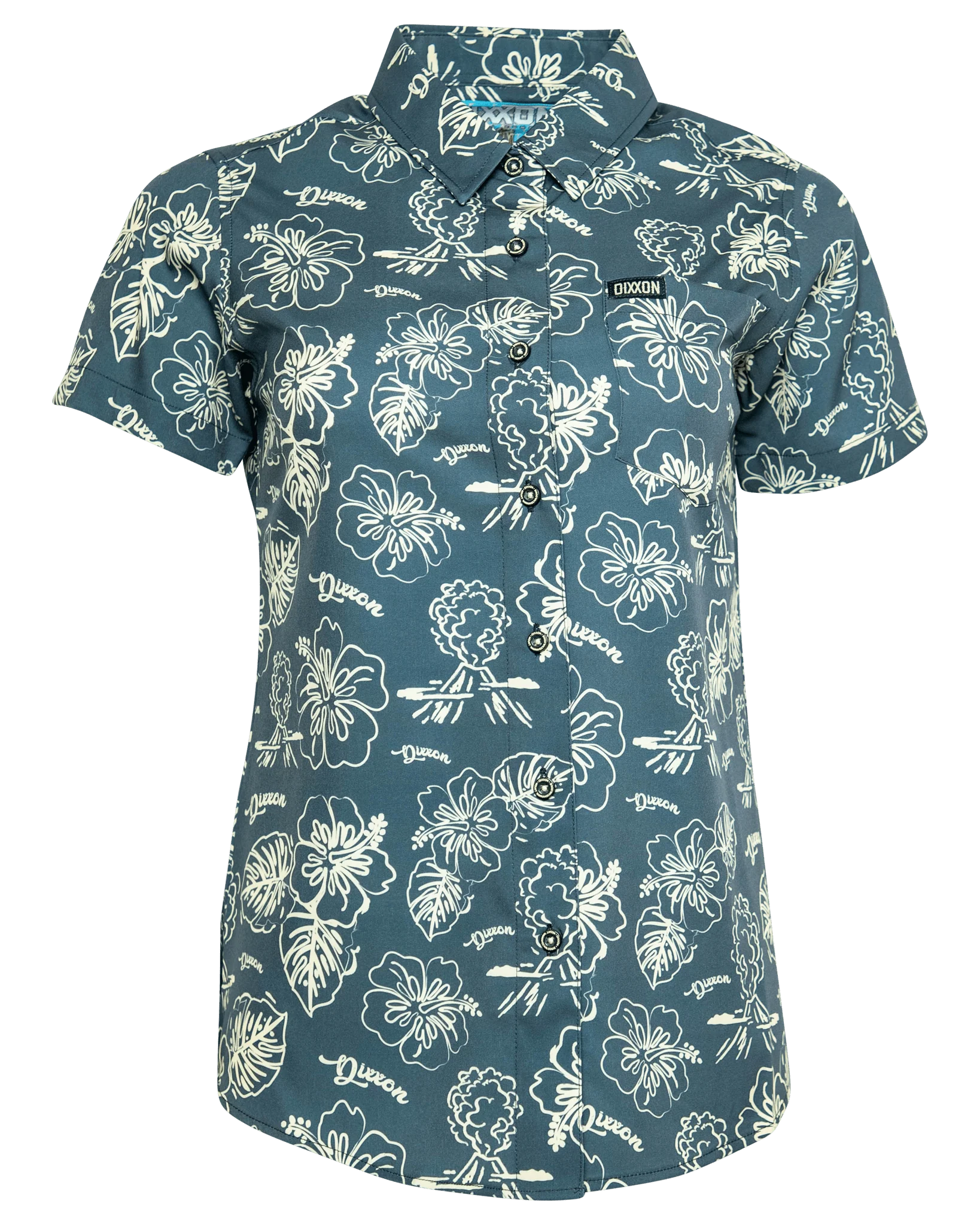Women's Mount Wannahockaloogie Party Shirt - Green & Yellow - Image 2