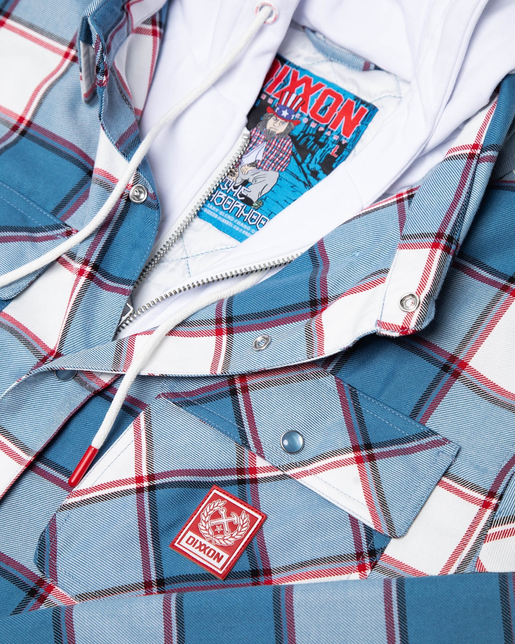 Women's Neighborhood Hooded Flannel Jacket - Image 3