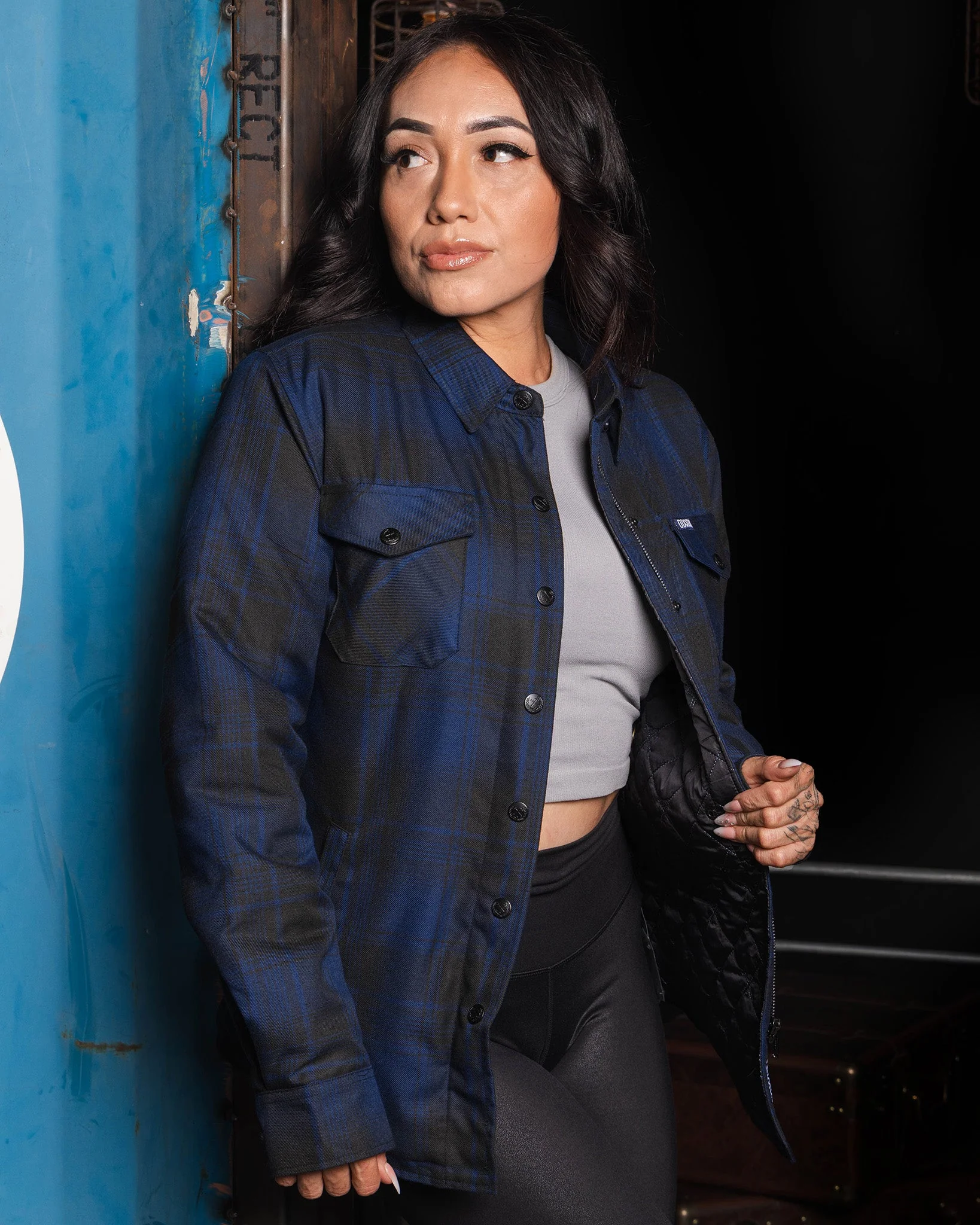 Women's Obscura Quilted Flannel Jacket - Image 3