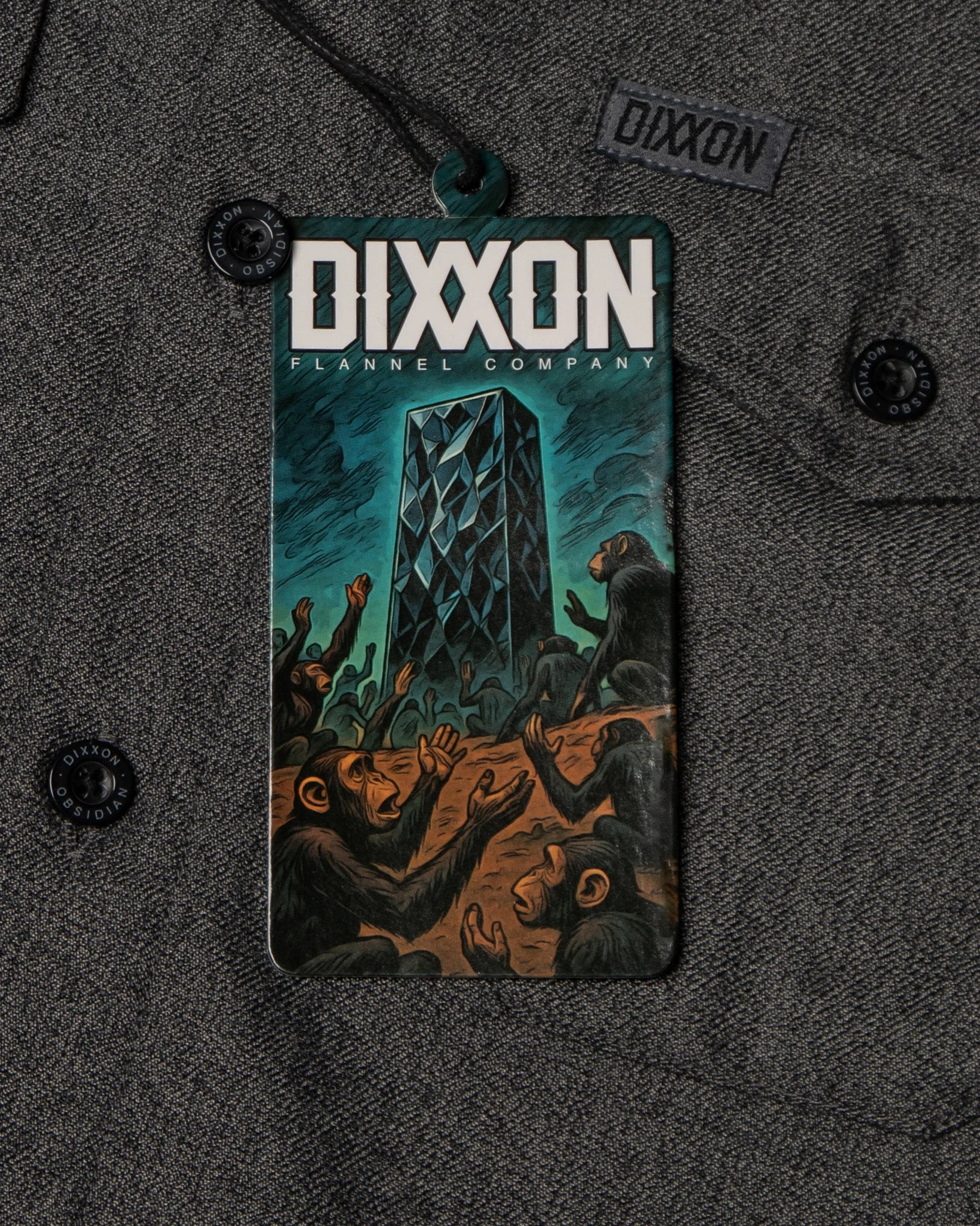 Women's Obsidian Short Sleeve Flannel - Image 5