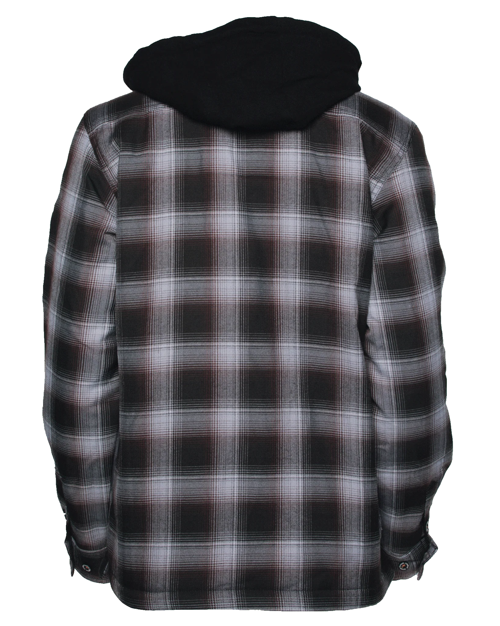 Women's Old Fashioned Hooded Flannel Jacket - Image 3