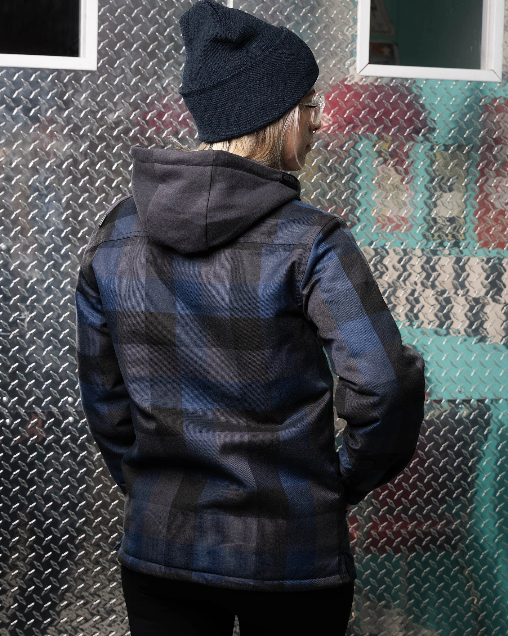 Women's Overtime Hooded Flannel Jacket - Image 4