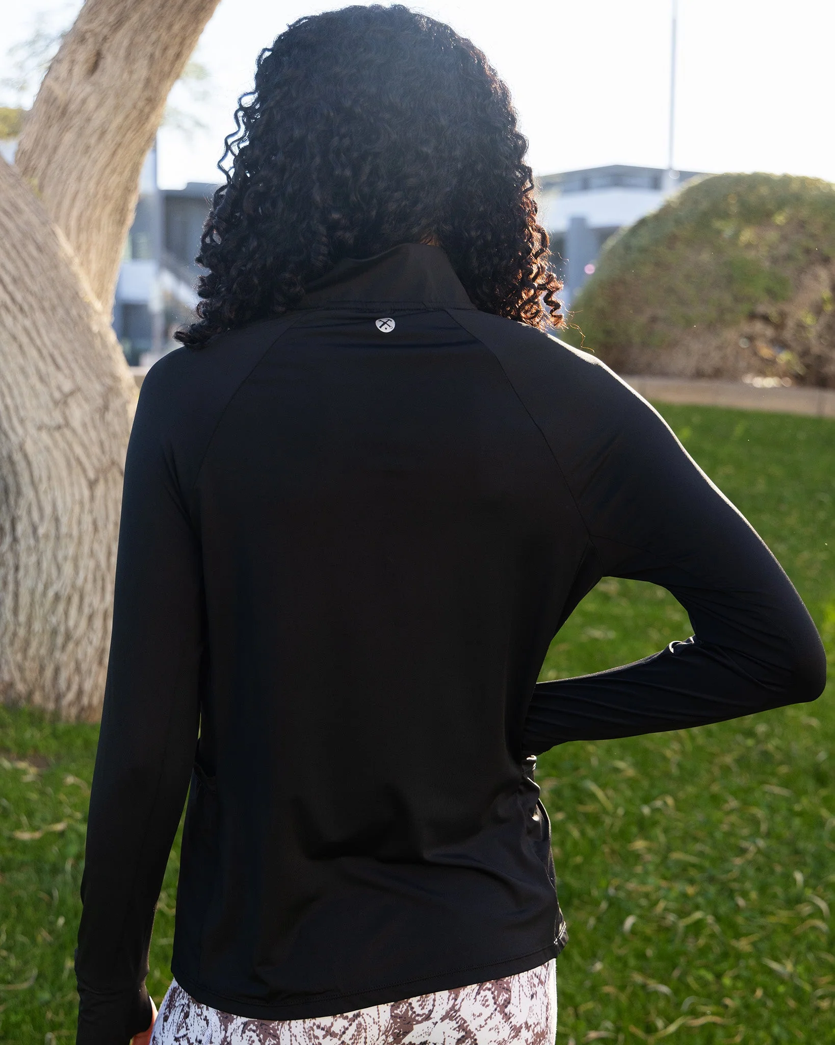 Women's Pace Quarter Zip - Black - Image 2