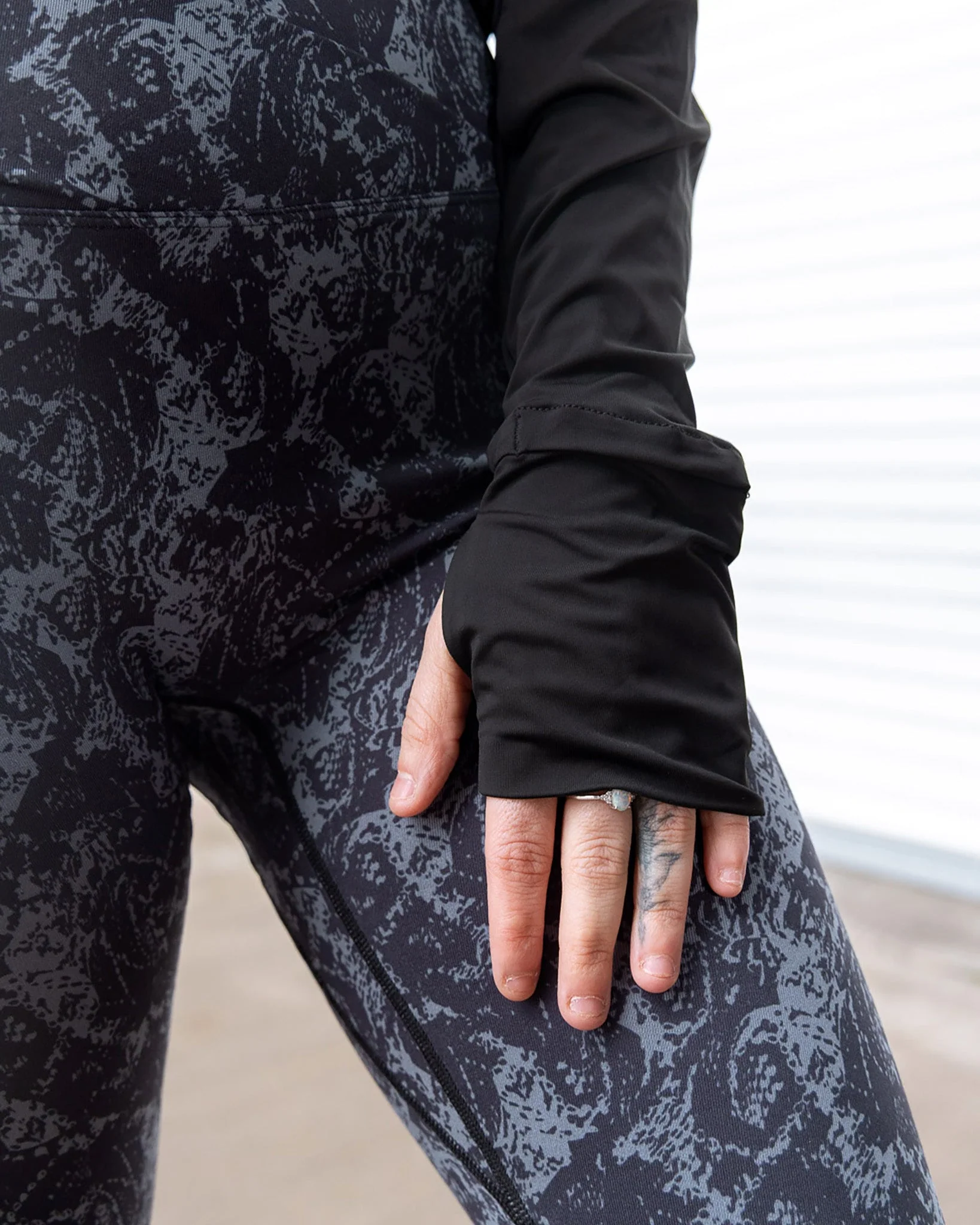 Women's Pace Quarter Zip - Black - Image 5