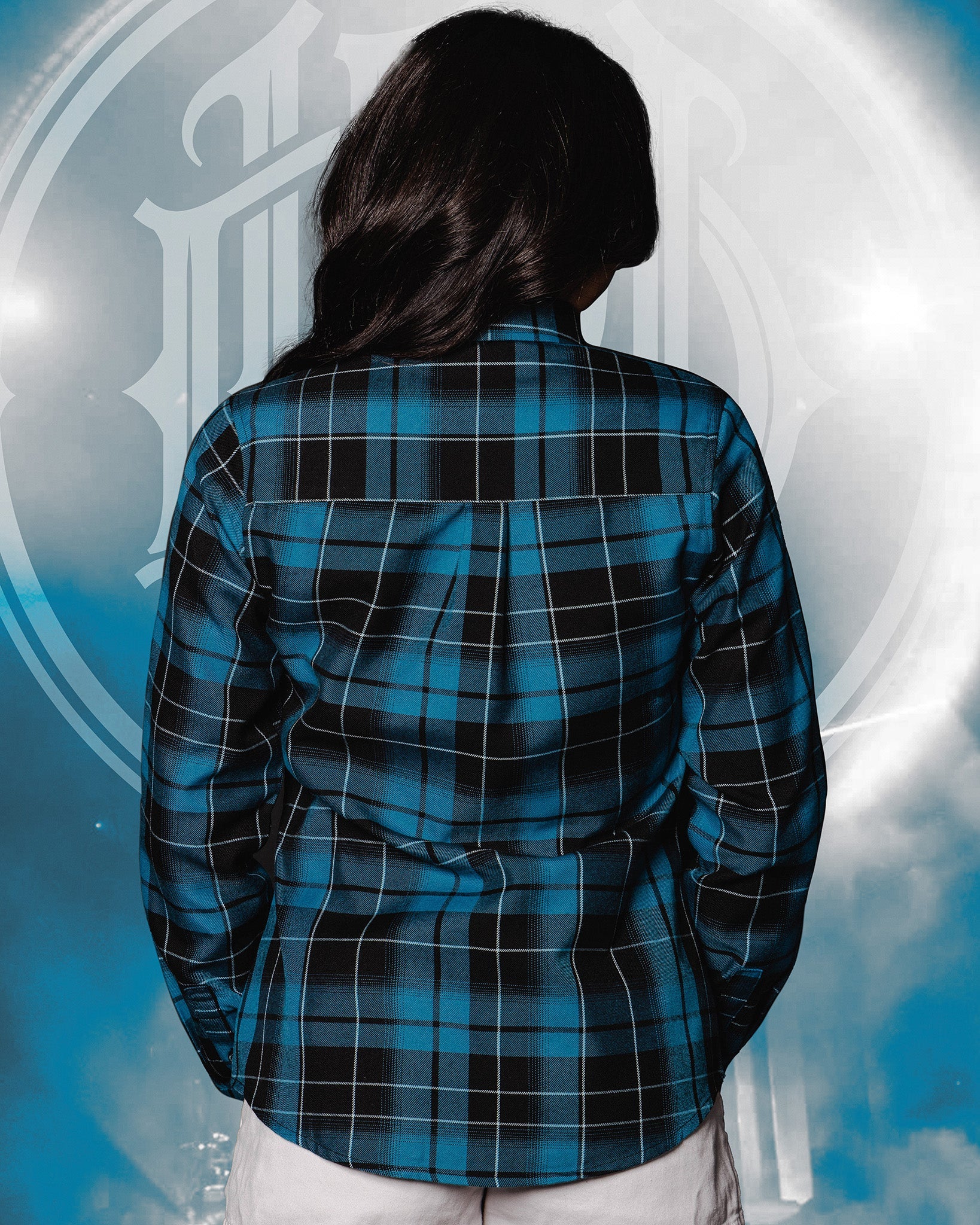Women's Parkway Drive - Deep Blue Flannel - Image 3