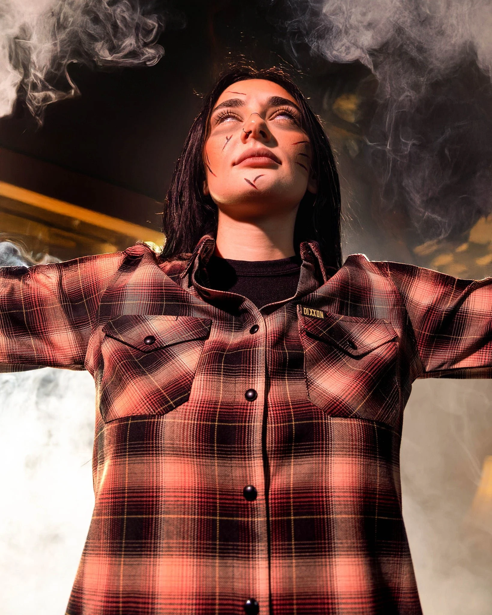 Women's Pazuzu Flannel - Image 3