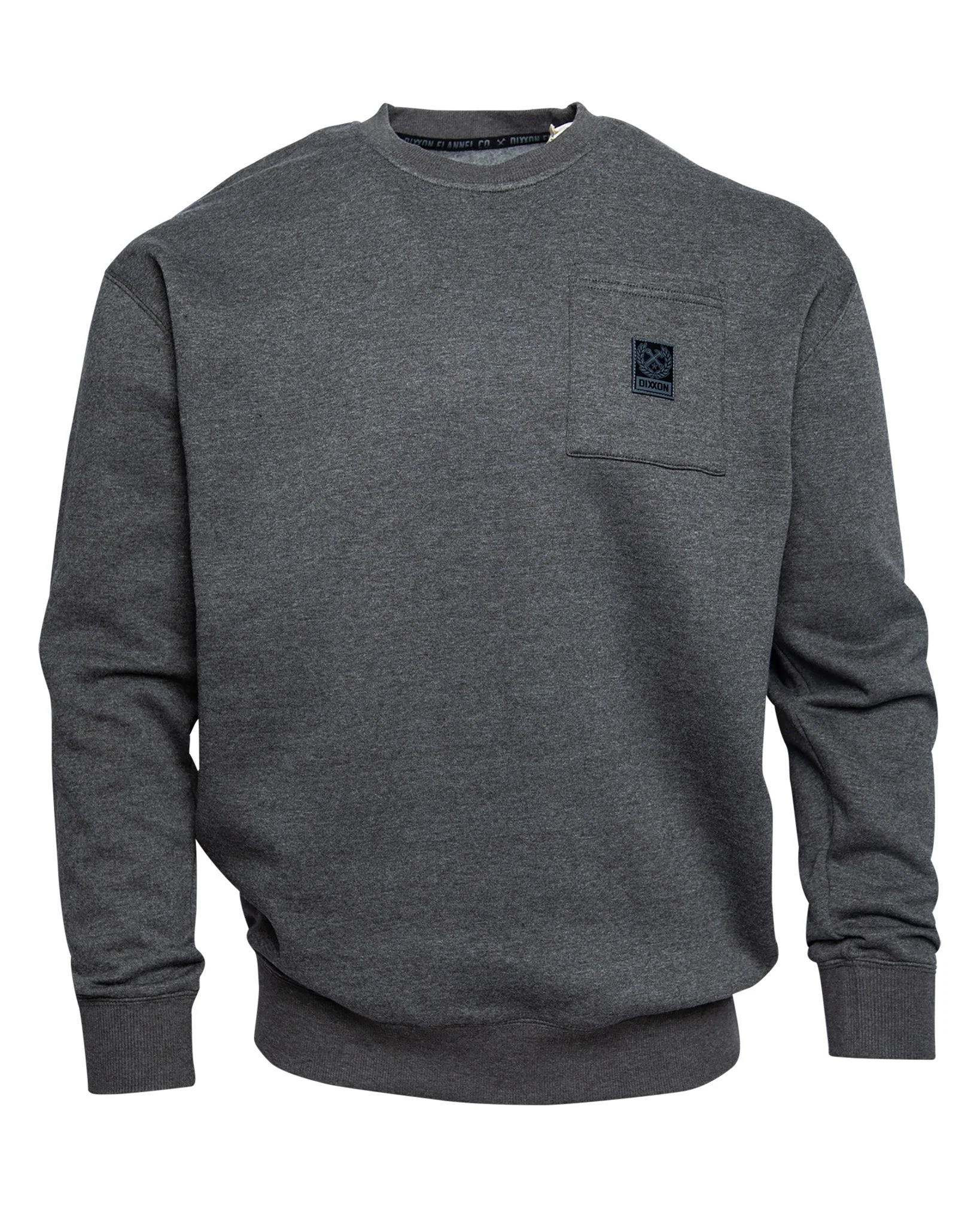 Pocket Crewneck - Heathered Charcoal - Image 2