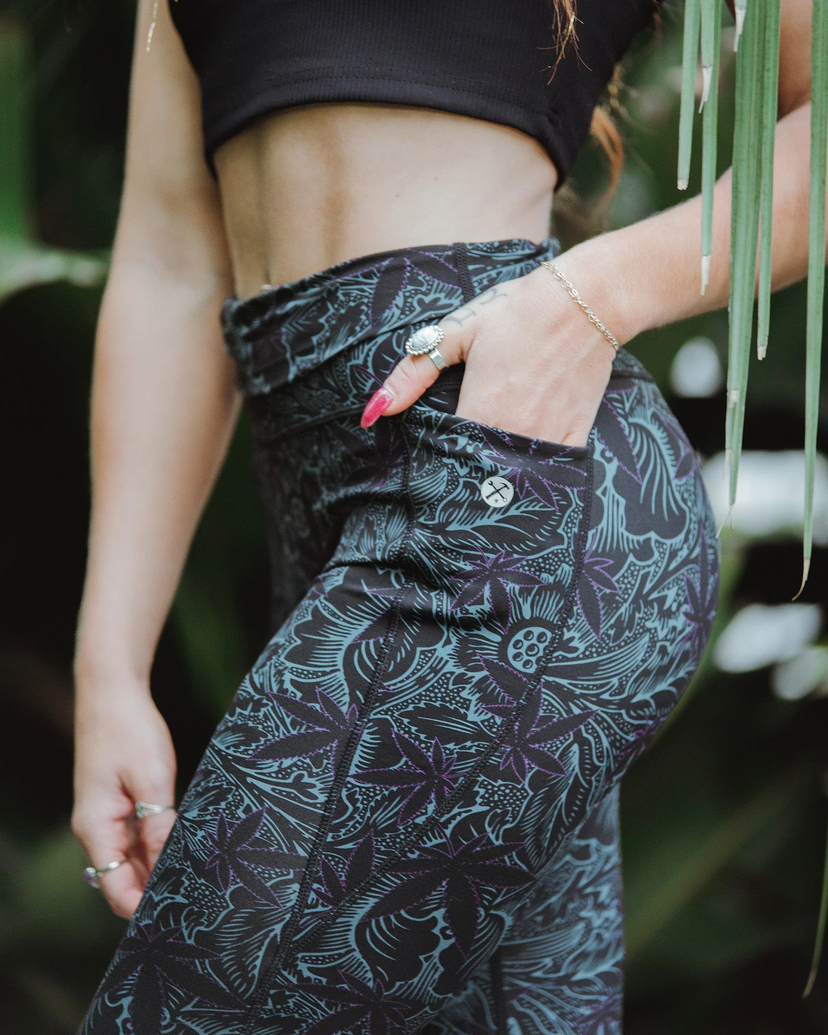 Women's Purple Haze Classic Leggings - Image 3