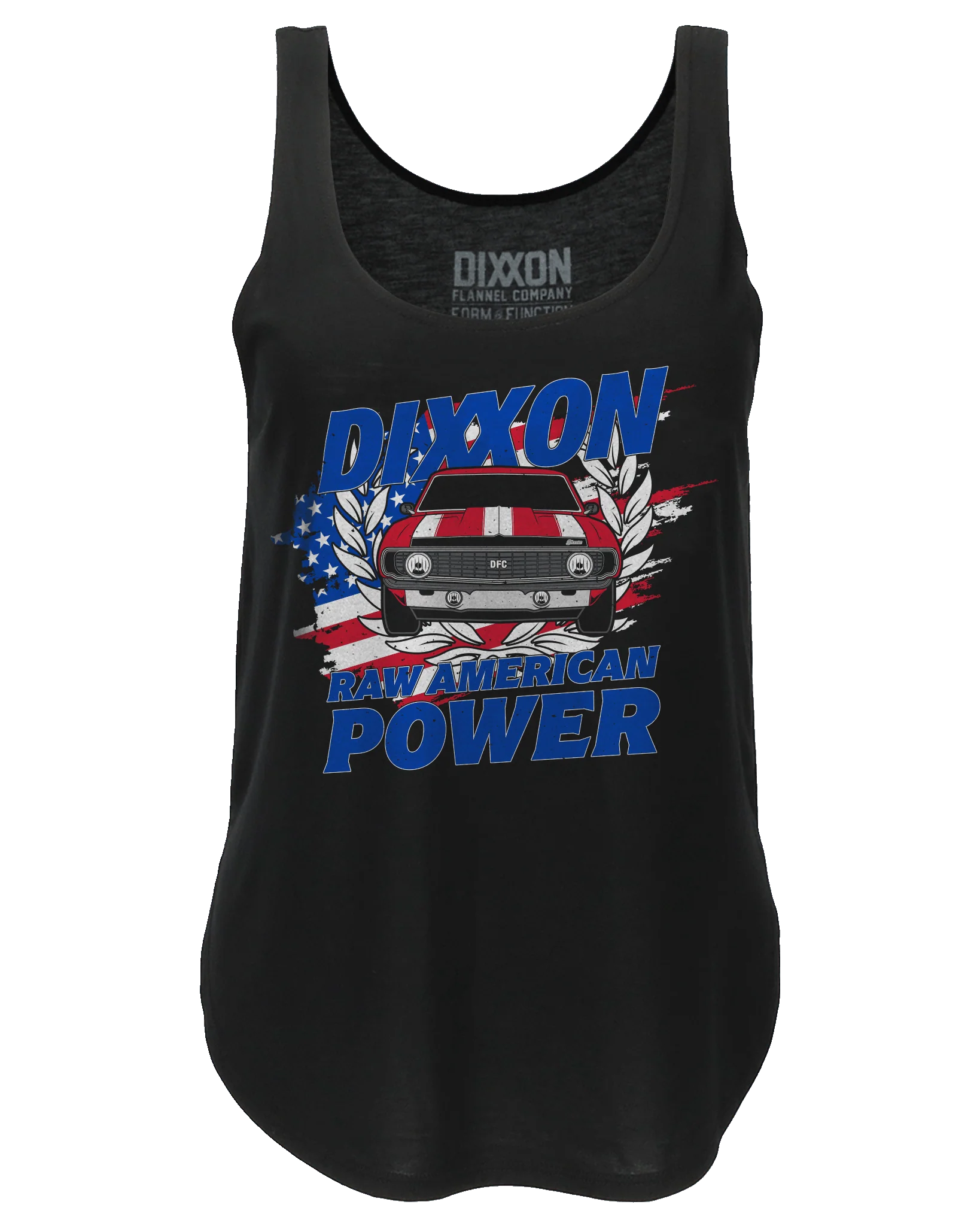 Women's Raw American Power Flowy Tank - Image 2