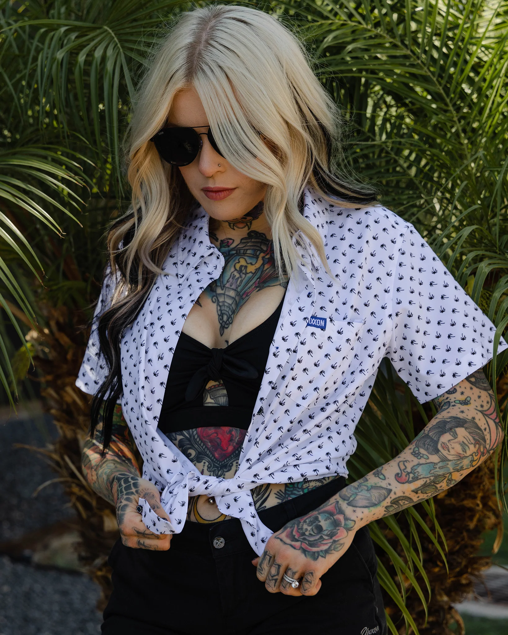 Women's Royal Palms Party Shirt - Image 6
