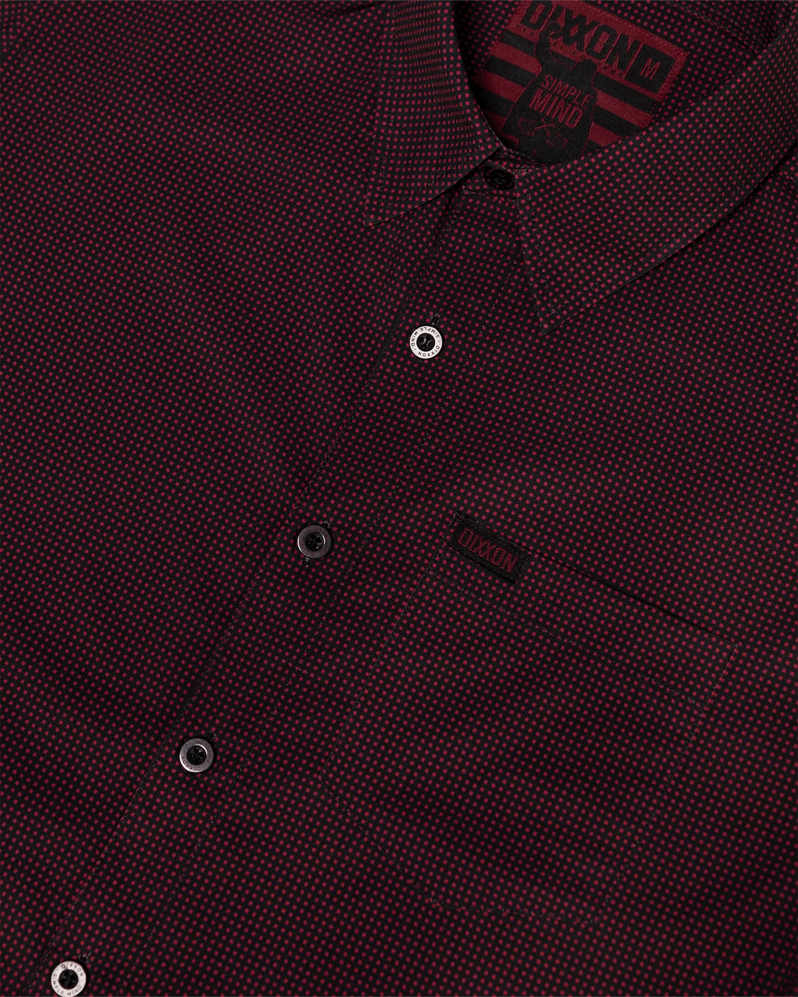 Women's Simple Mind Party Shirt - Black & Red - Image 7