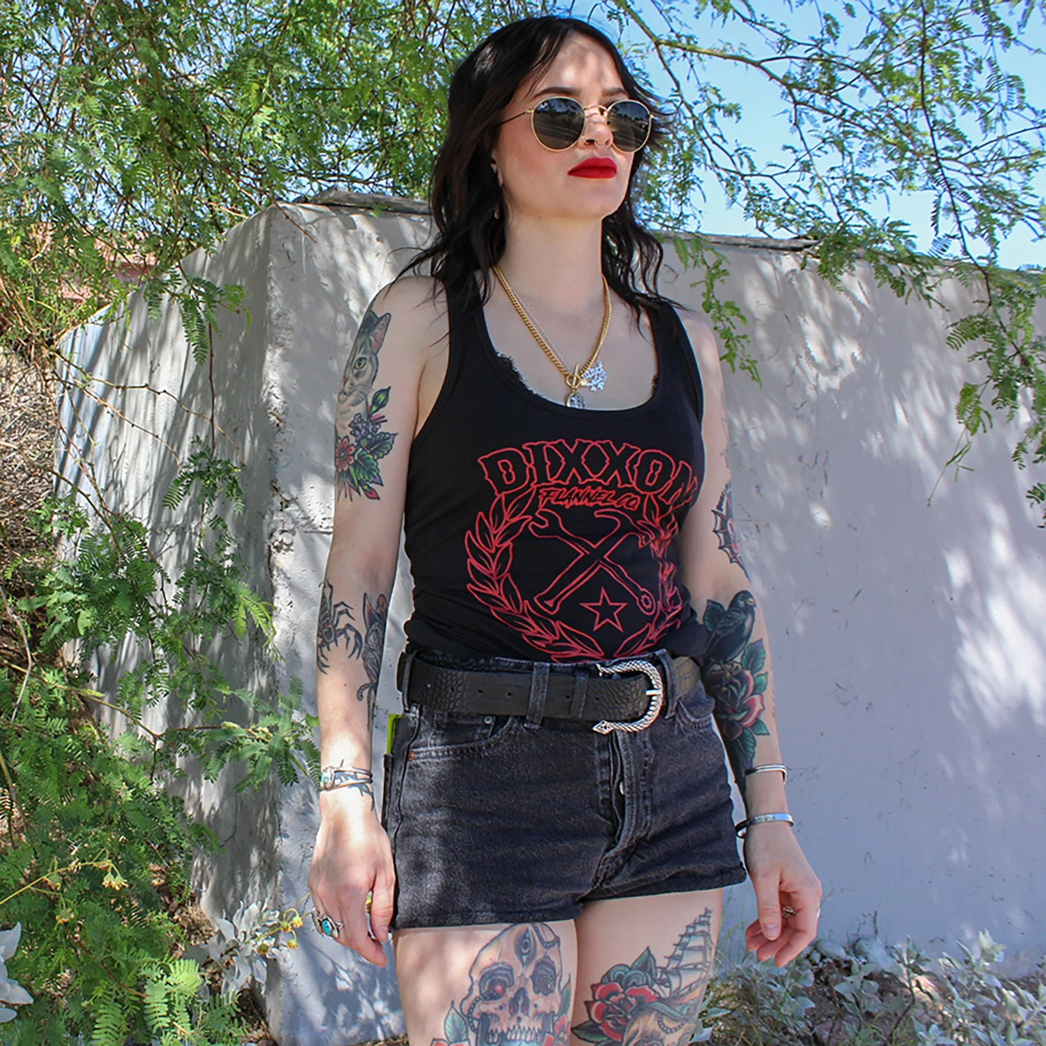 Women's Sketchy Crest Tank - Image 3