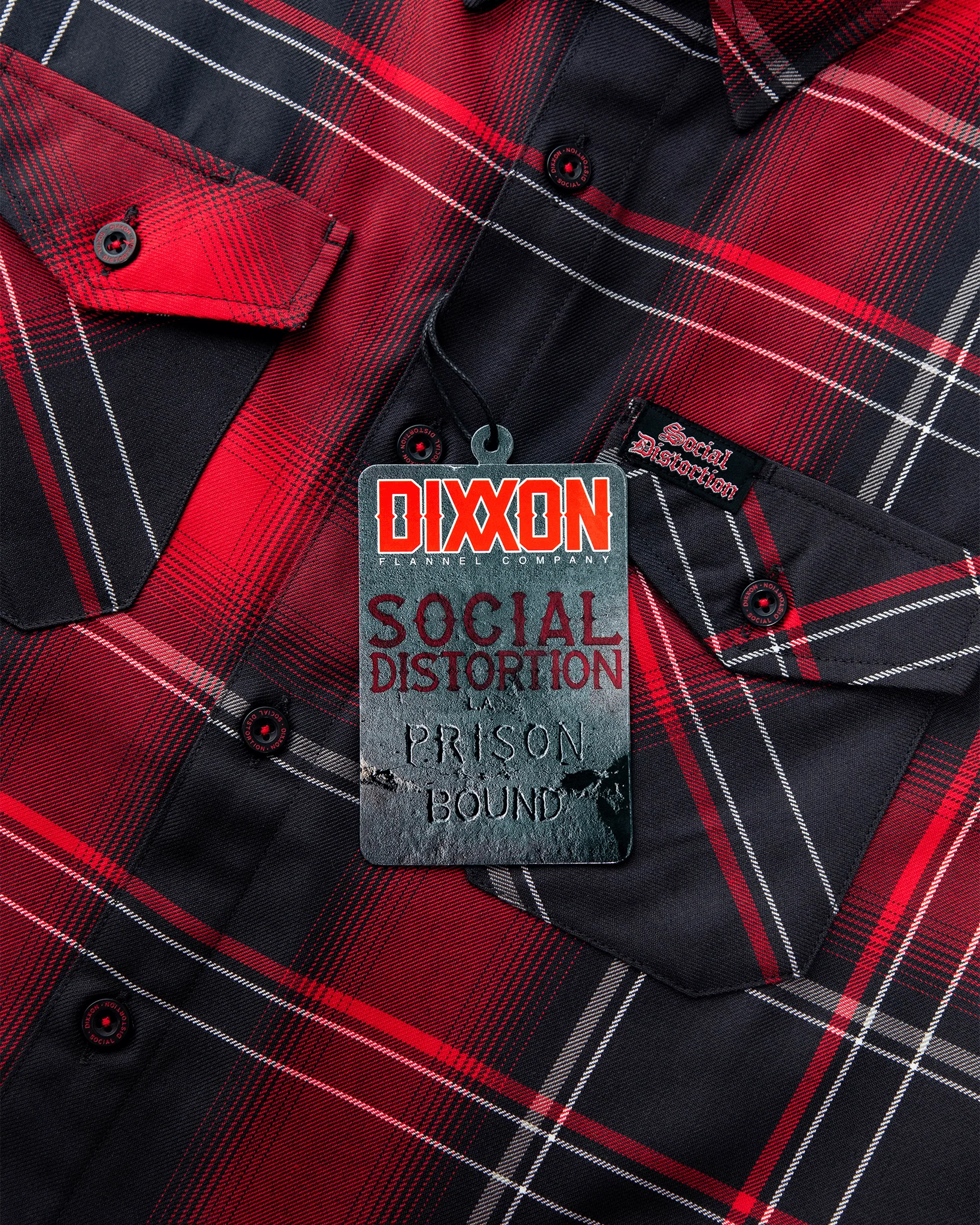 Women's Social Distortion Prison Bound Flannel - Image 6