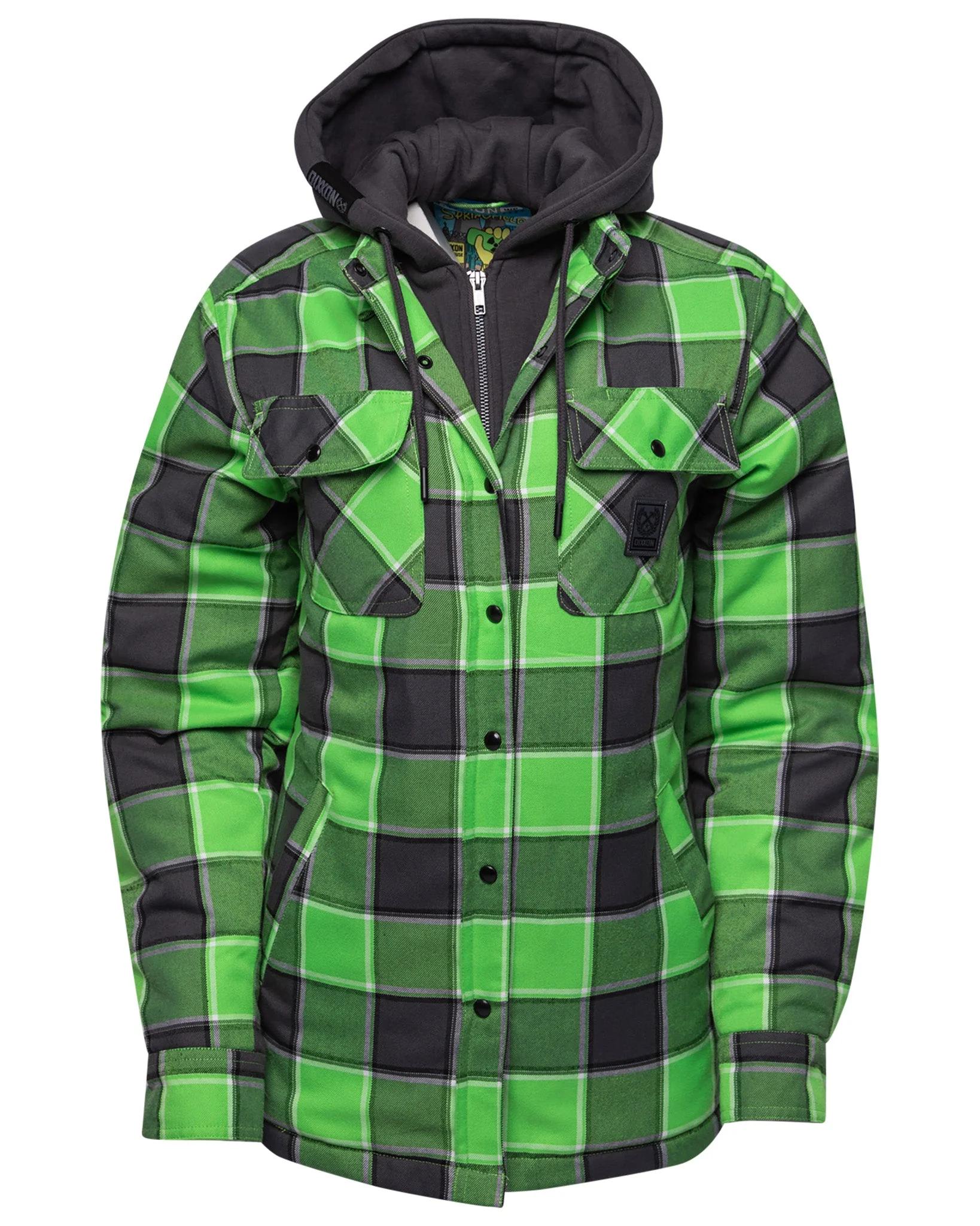 Women's Springfield Hooded Flannel Jacket - Image 2