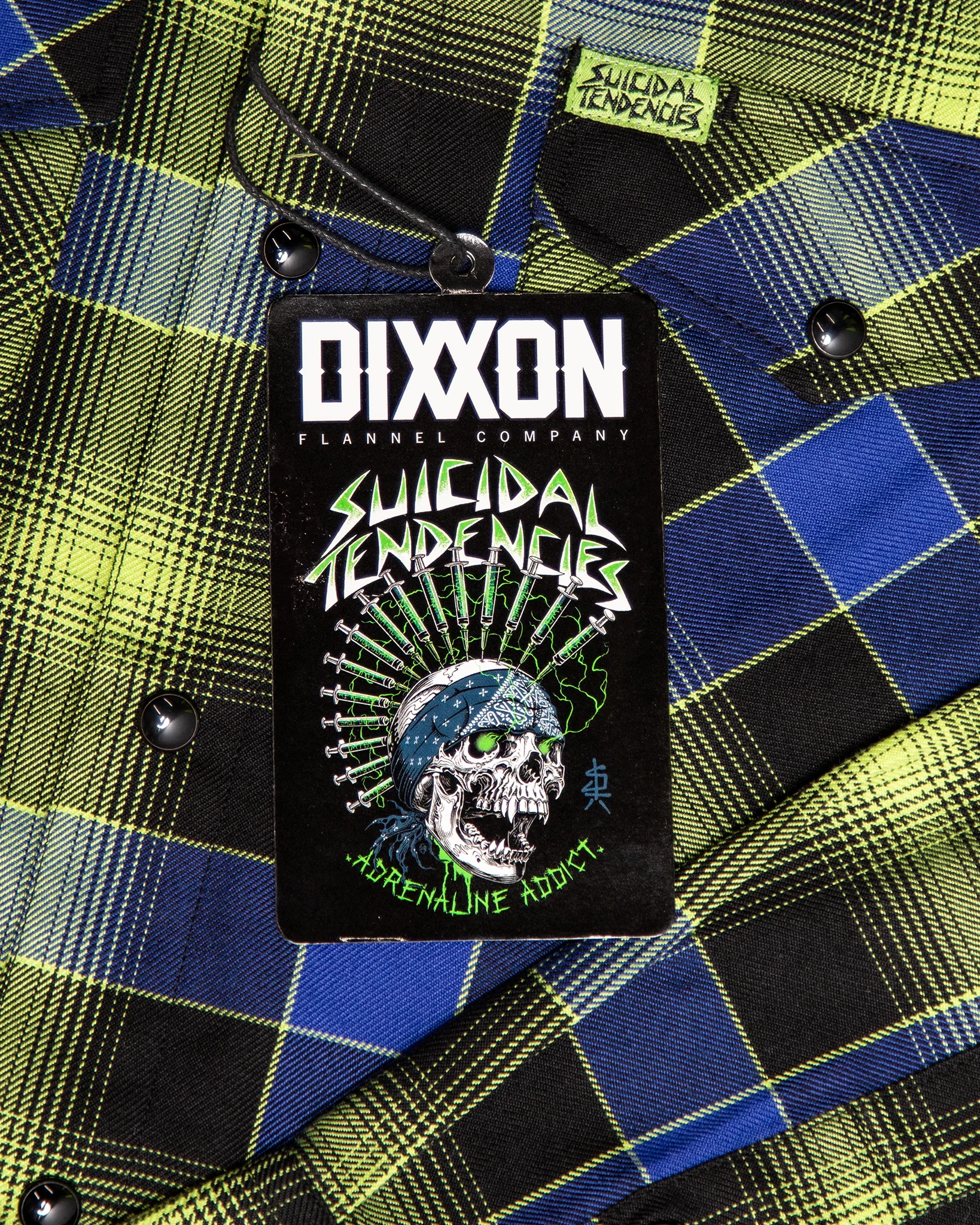 Women's Suicidal Tendencies Adrenaline Addict Flannel - Image 8