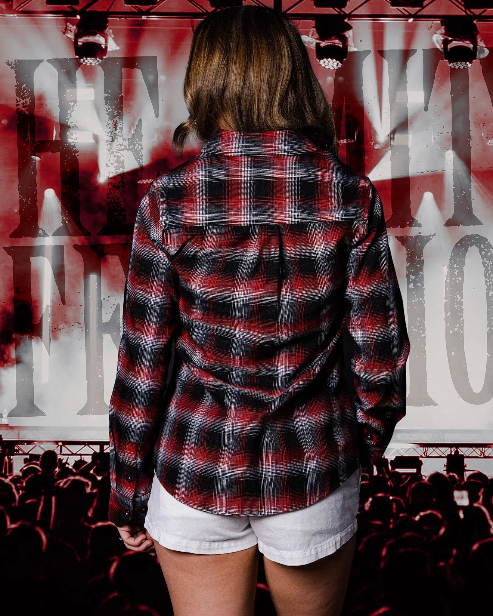 Women's The Amity Affliction Youngbloods Flannel - Image 3