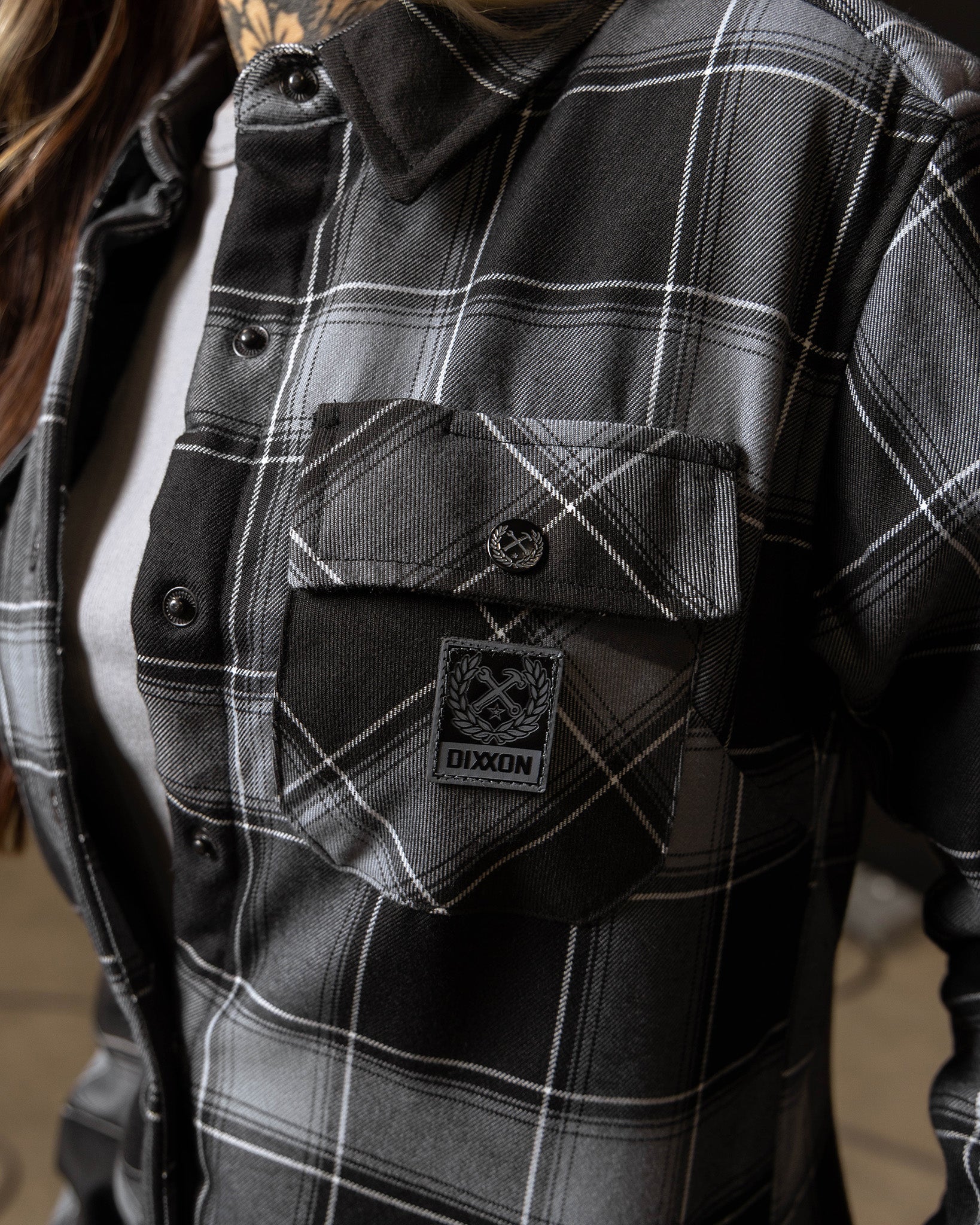Women's The Graveyard Sherpa Lined Flannel Jacket - Image 5
