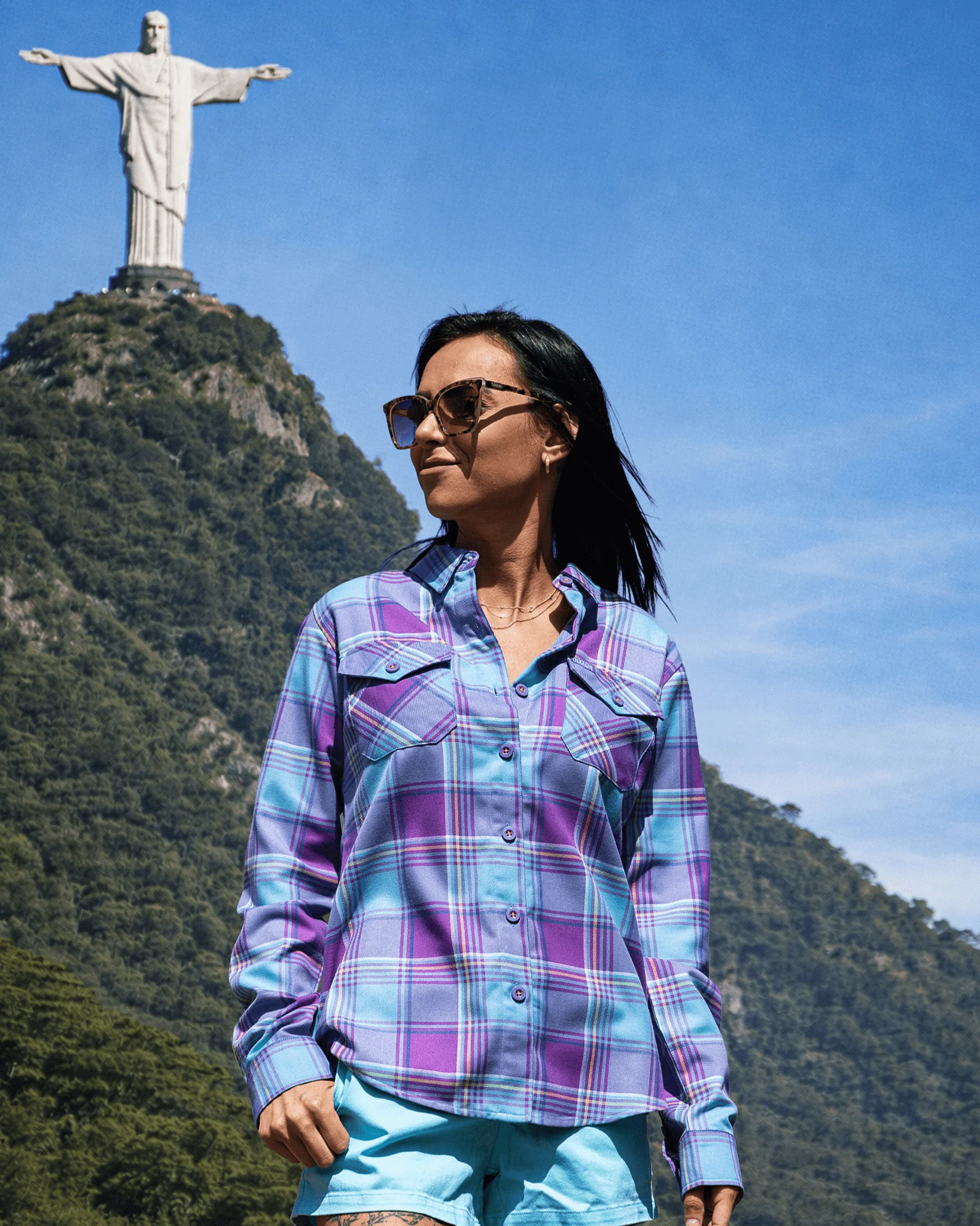 Women's The Redeemer Flannel - Image 8