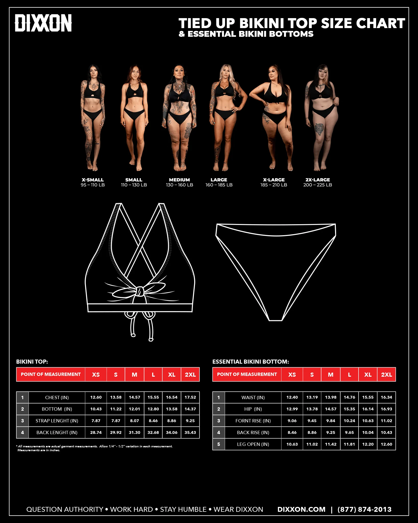 Women's Tied Up Bikini Top - Black - Image 6