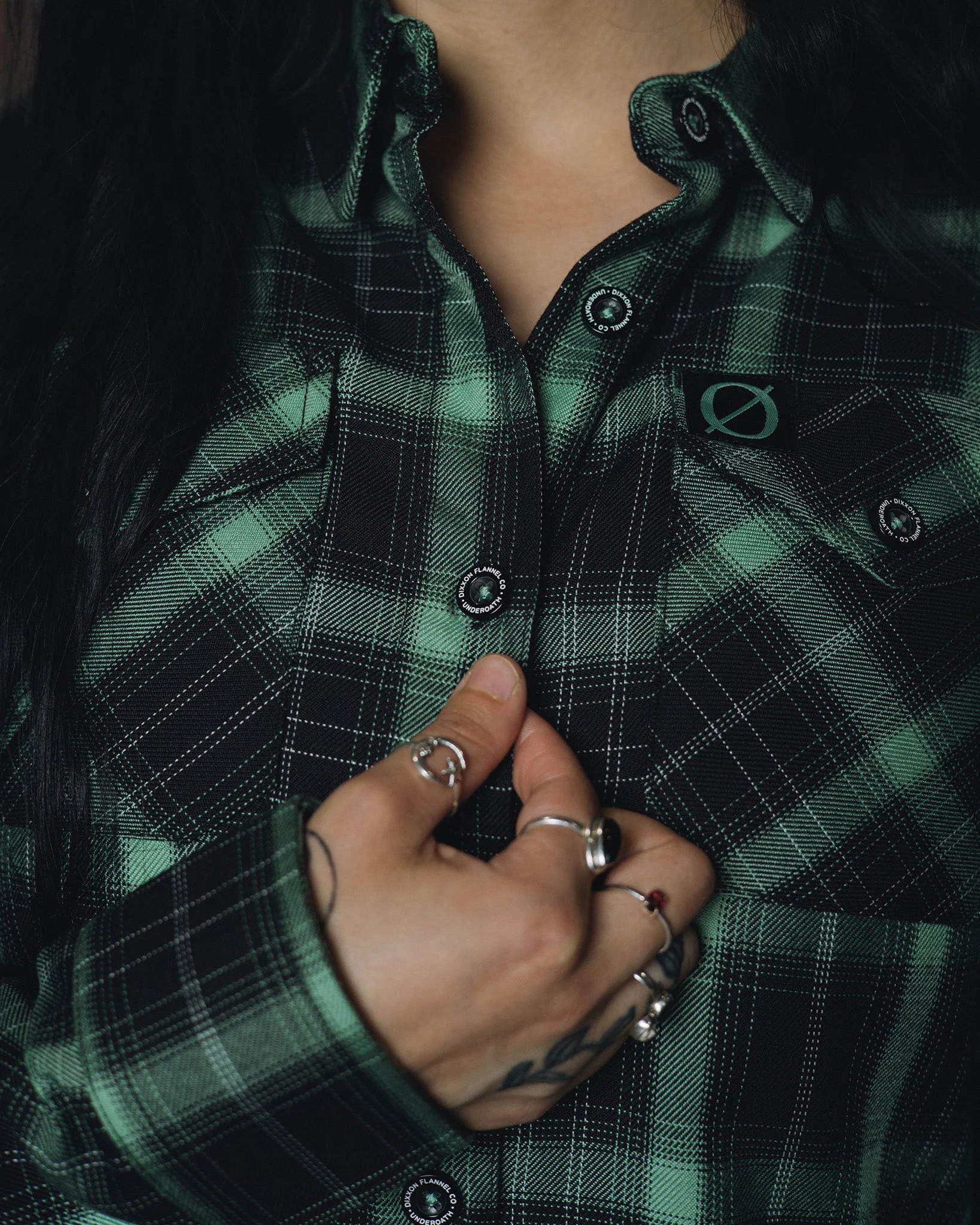Women's Underoath They're Only Chasing Safety Flannel - Image 3