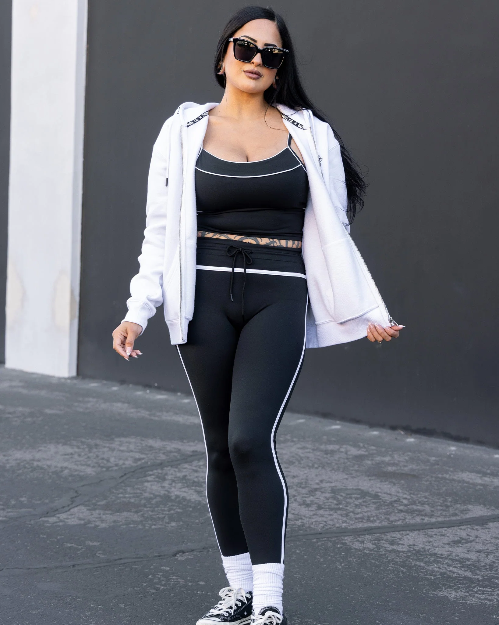 Women's Weekender Leggings - Black & White - Image 6