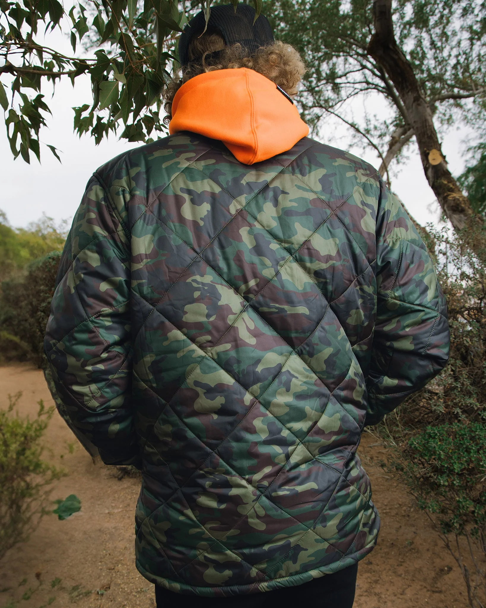 Woodland Diamond Stitch Quilted Jacket - Image 2