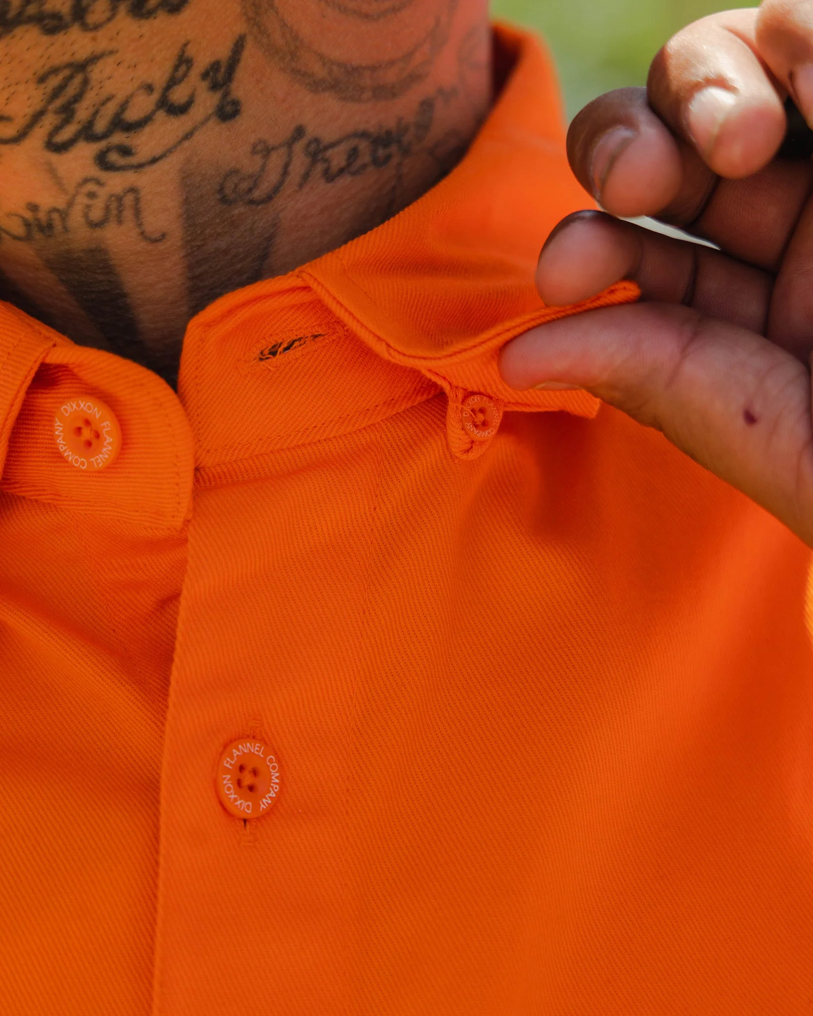 WorkForce Hi Vis FR Work Shirt - Orange - Image 4