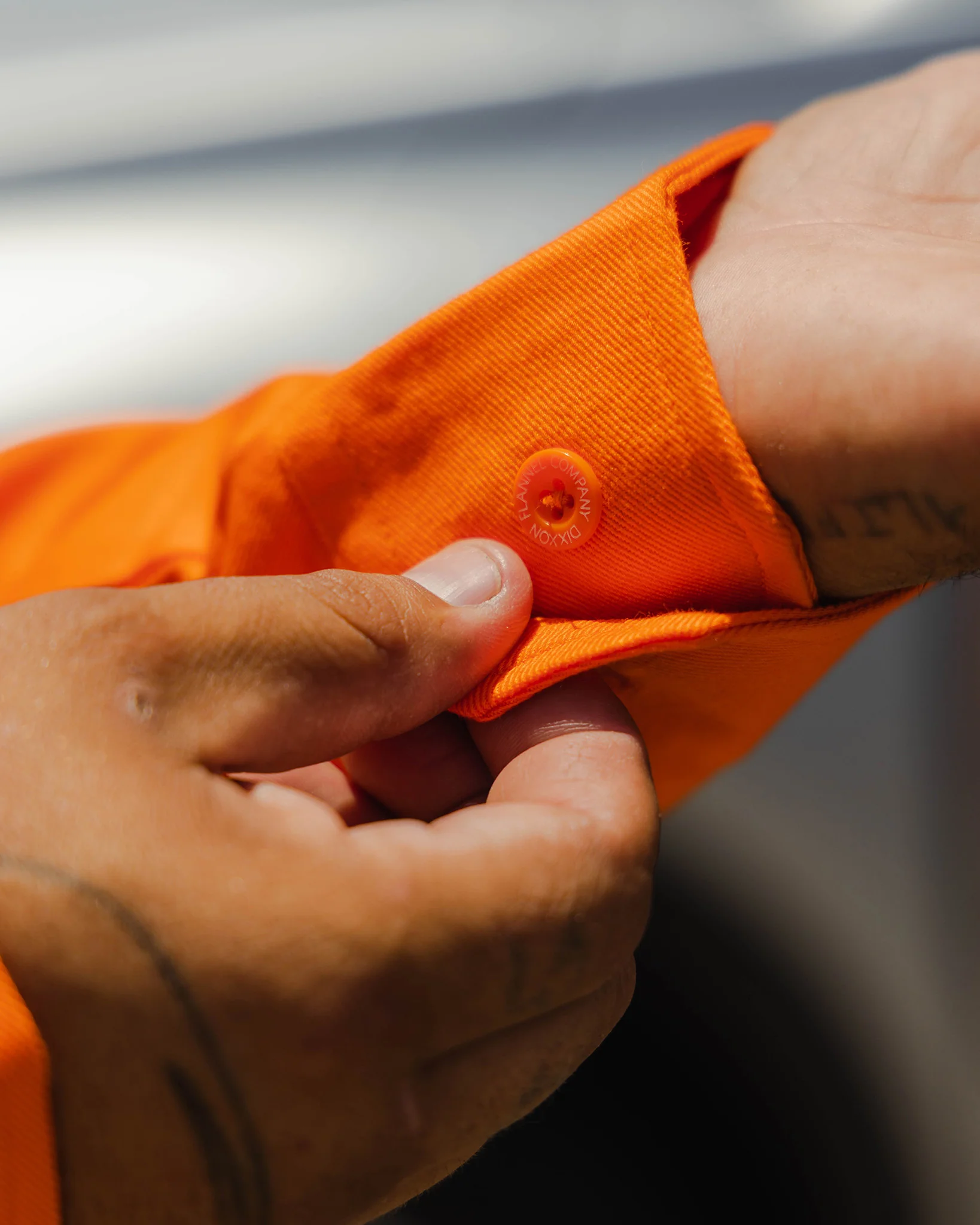 WorkForce Hi Vis FR Work Shirt - Orange - Image 6