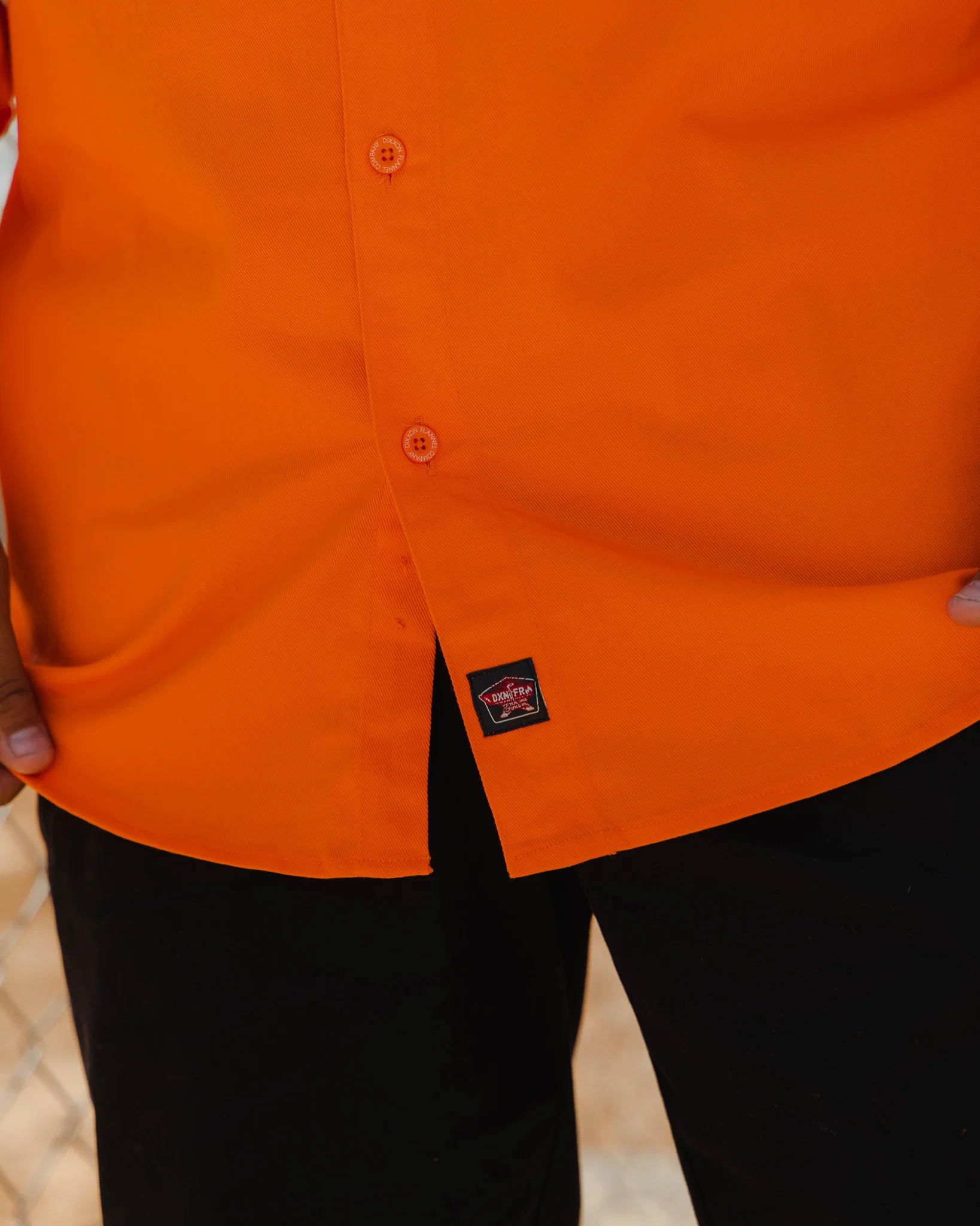 WorkForce Hi Vis FR Work Shirt - Orange - Image 7