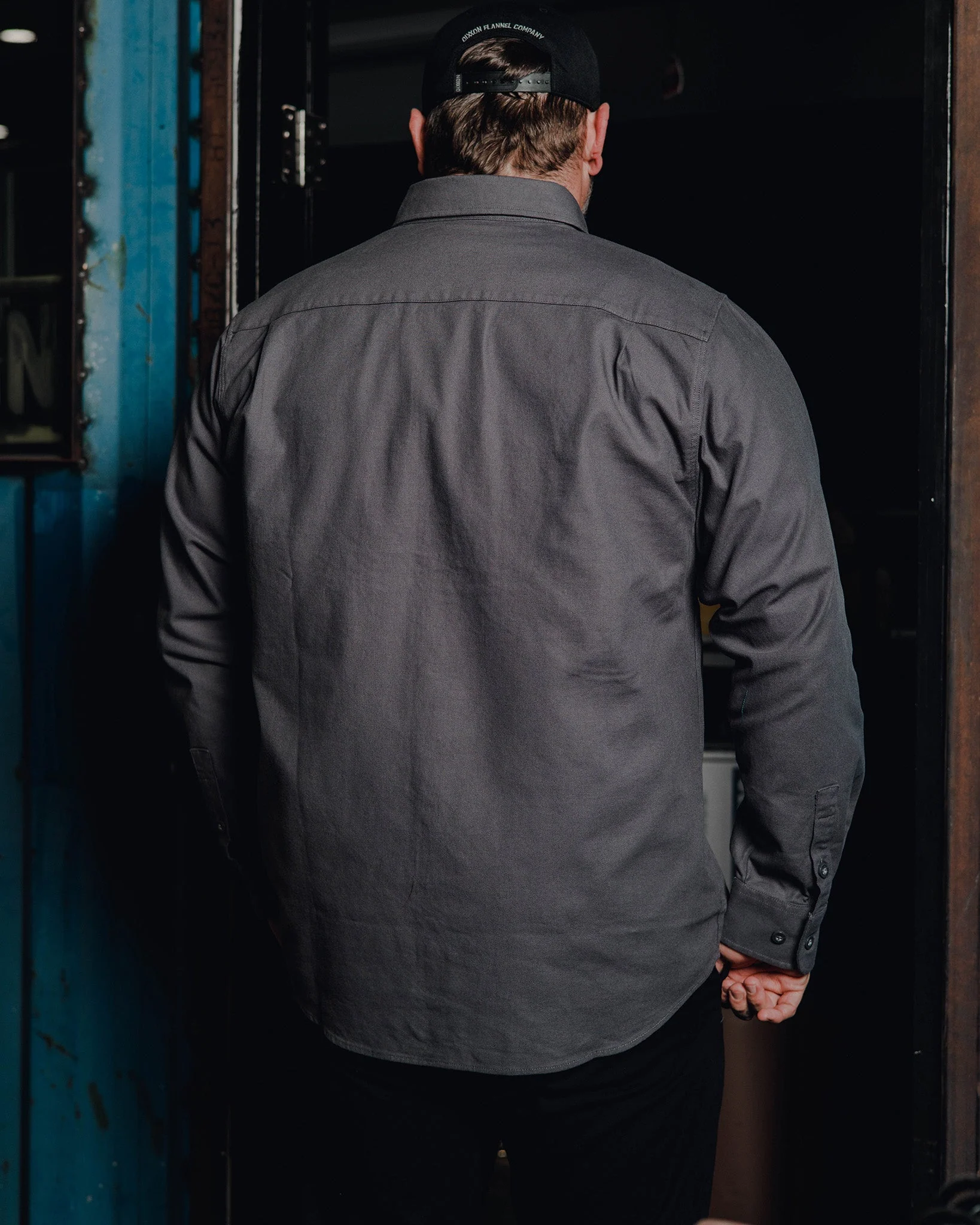 Work Shirt Long Sleeve - Gray - Image 3