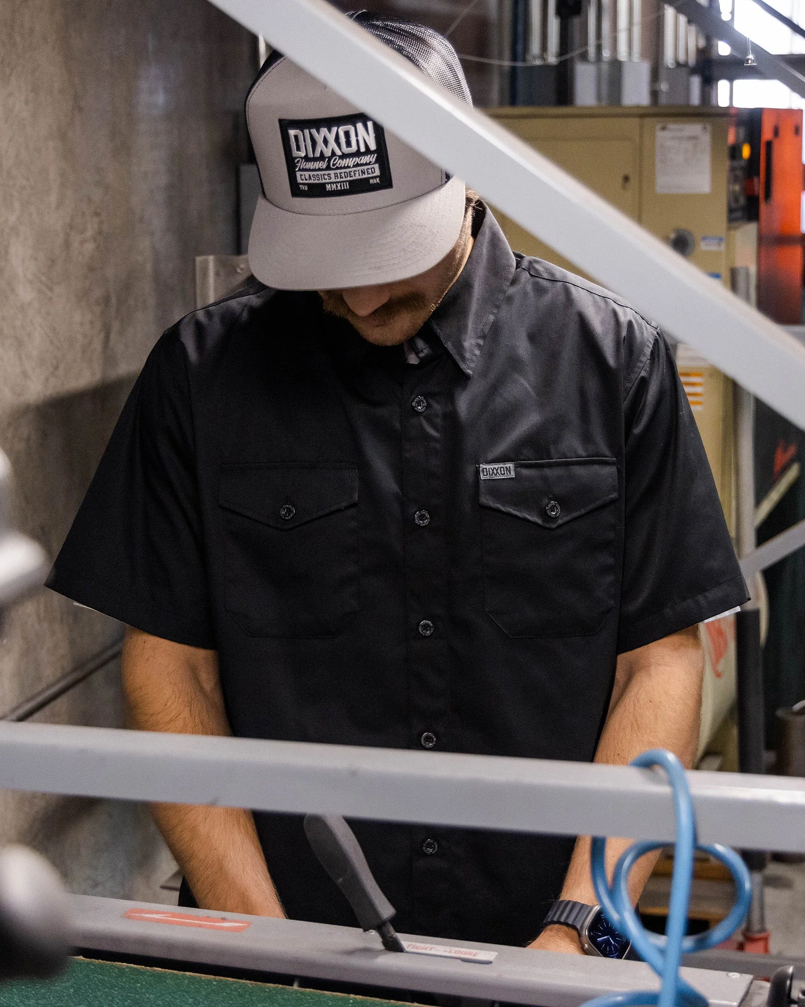 WorkForce Short Sleeve Work Shirt - Black - Image 6