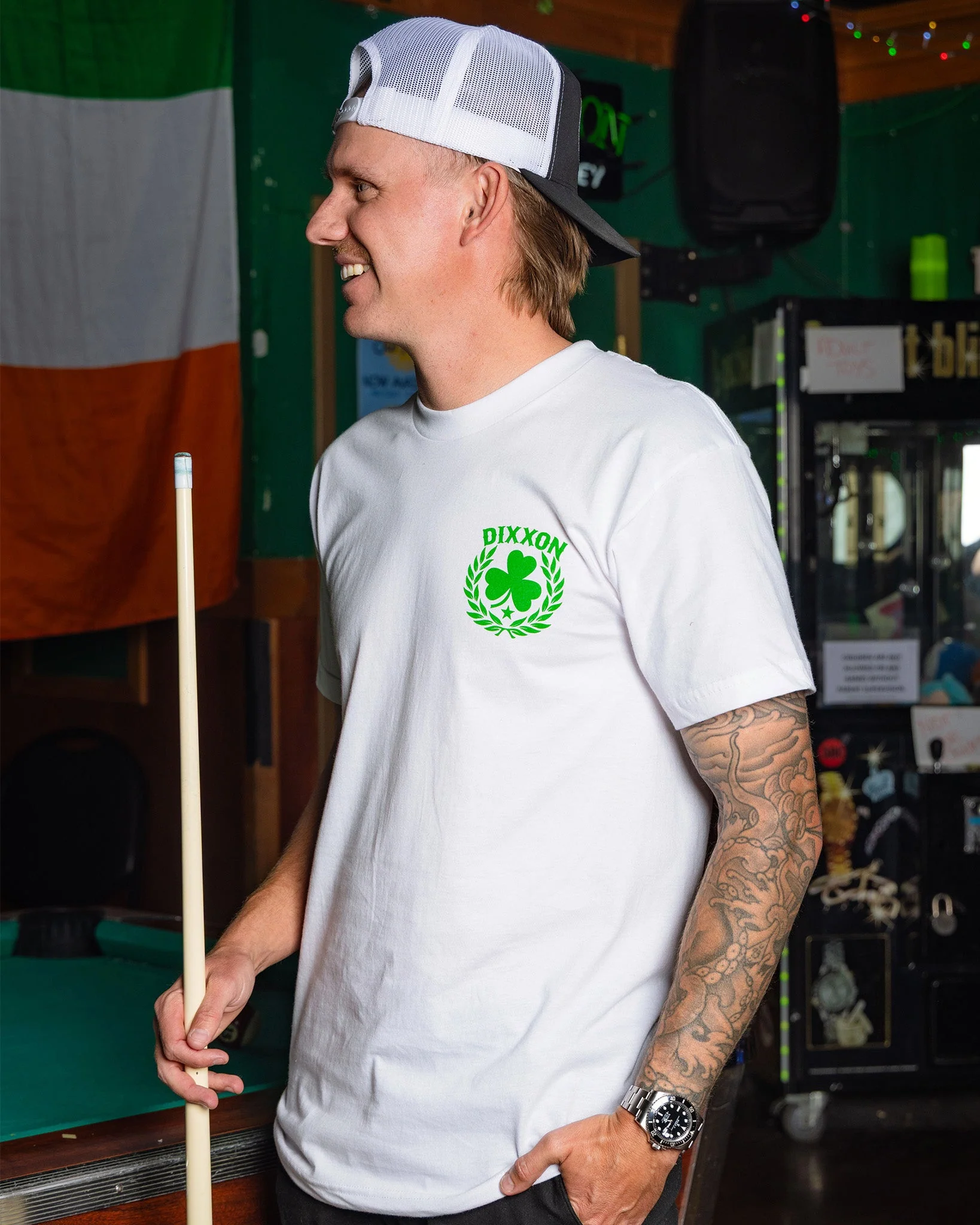 Working Class Clover T-Shirt - White - Image 2
