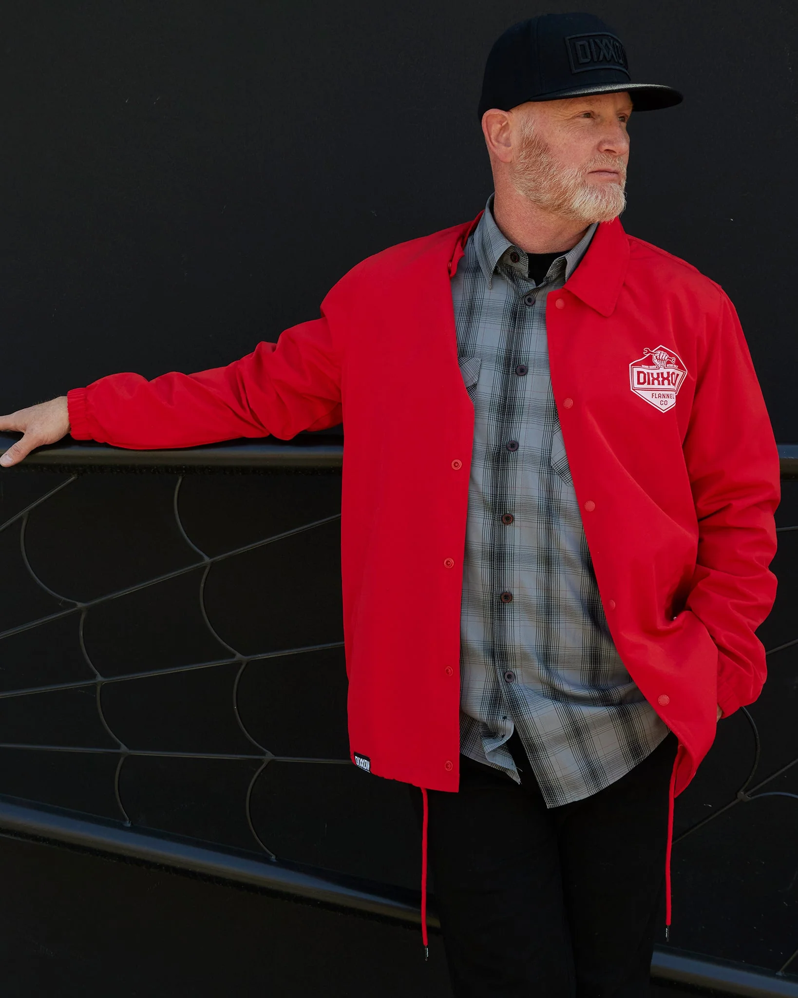 Working Class Coaches Jacket - Red - Image 5