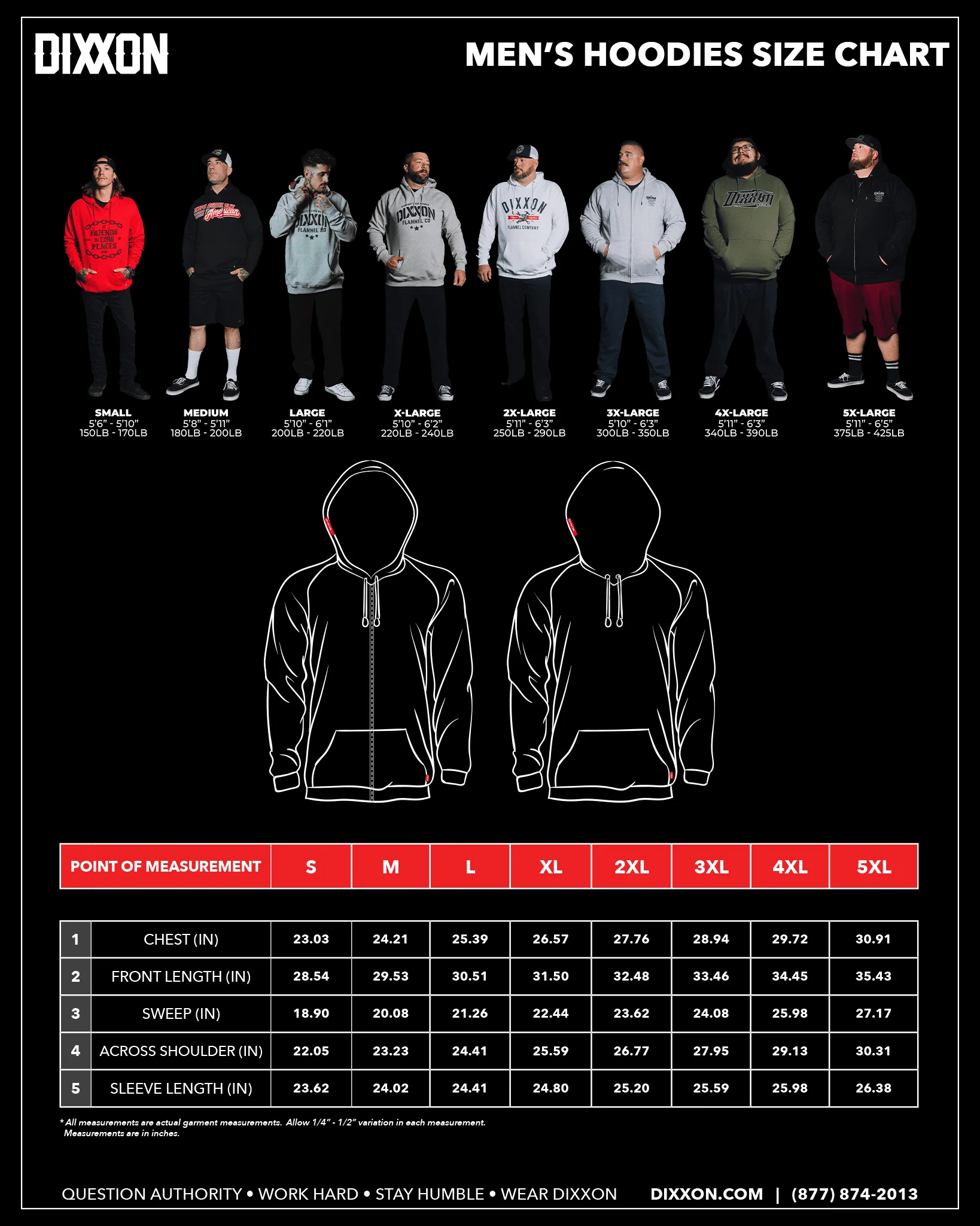 Working Class Fist Zip Up Hoodie - Red - Image 8