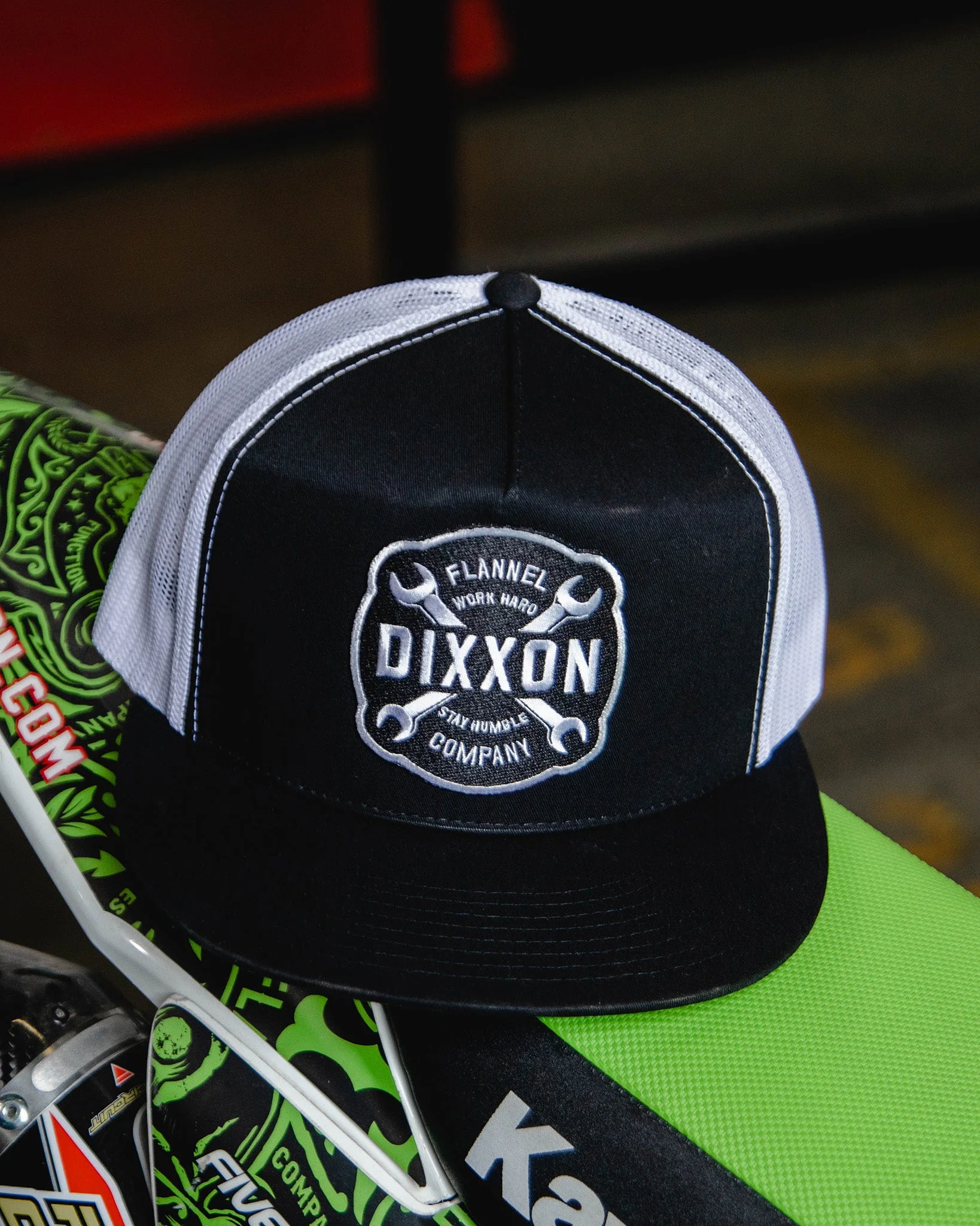 Wrench Flat Bill Trucker Snapback - Image 3